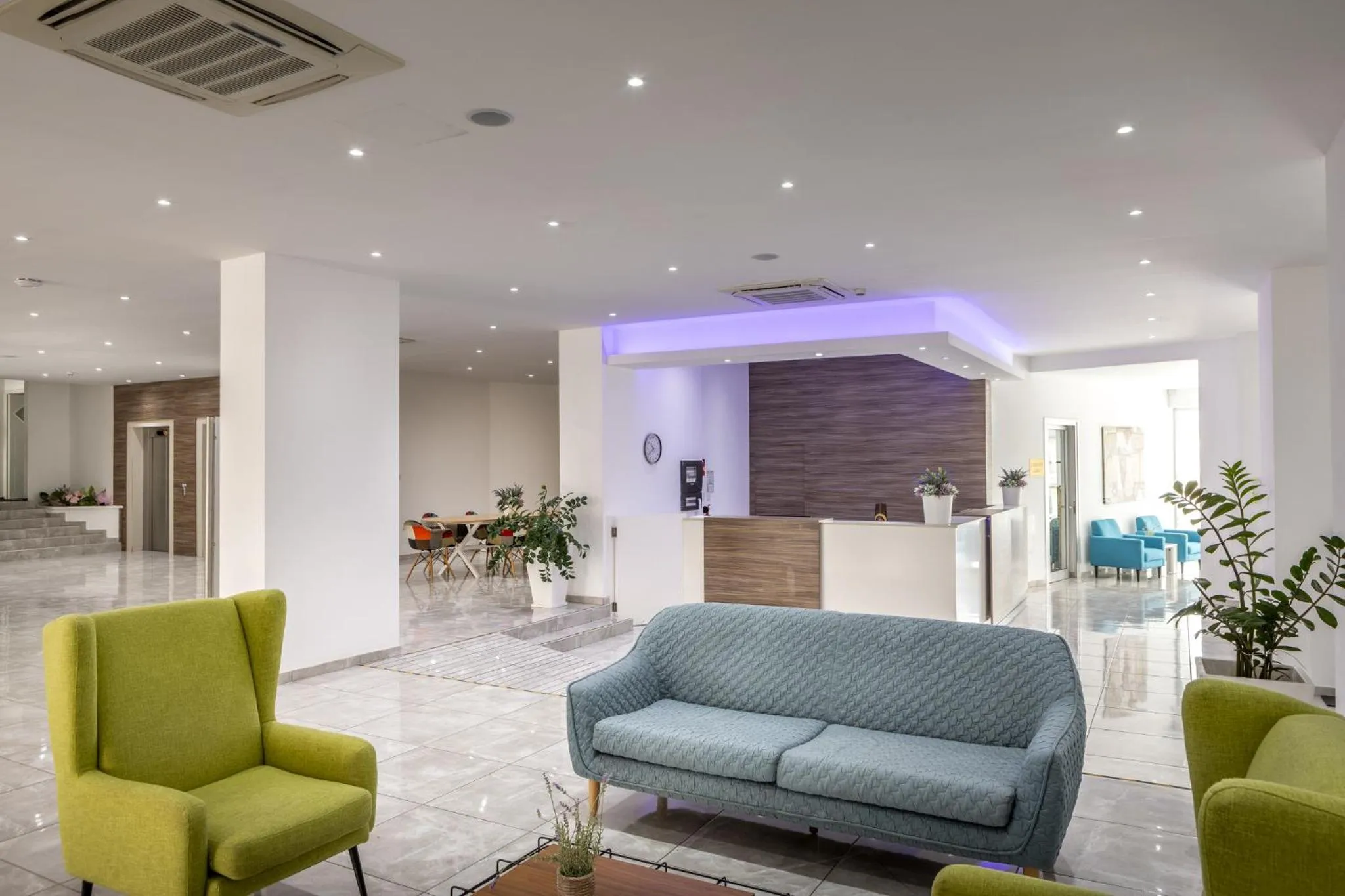 Lobby or reception in Papantonia Hotel