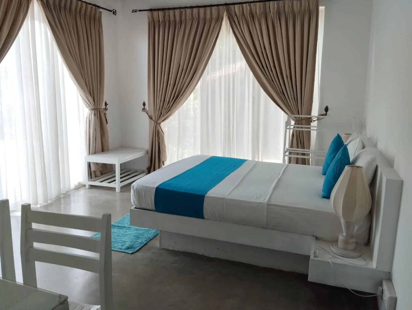 Bed in The Beach house by Kay Jay Hotels