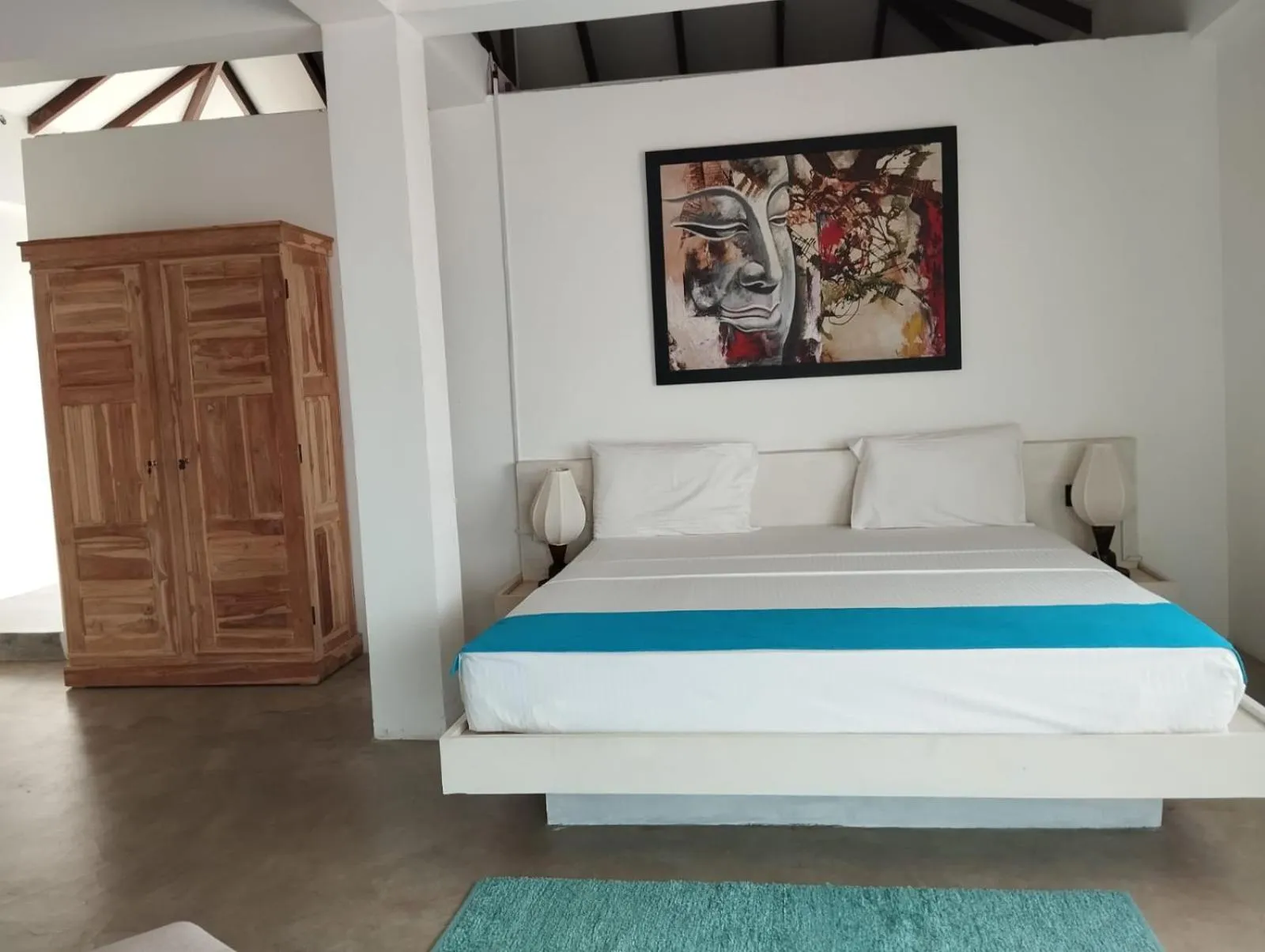 Bed in The Beach house by Kay Jay Hotels