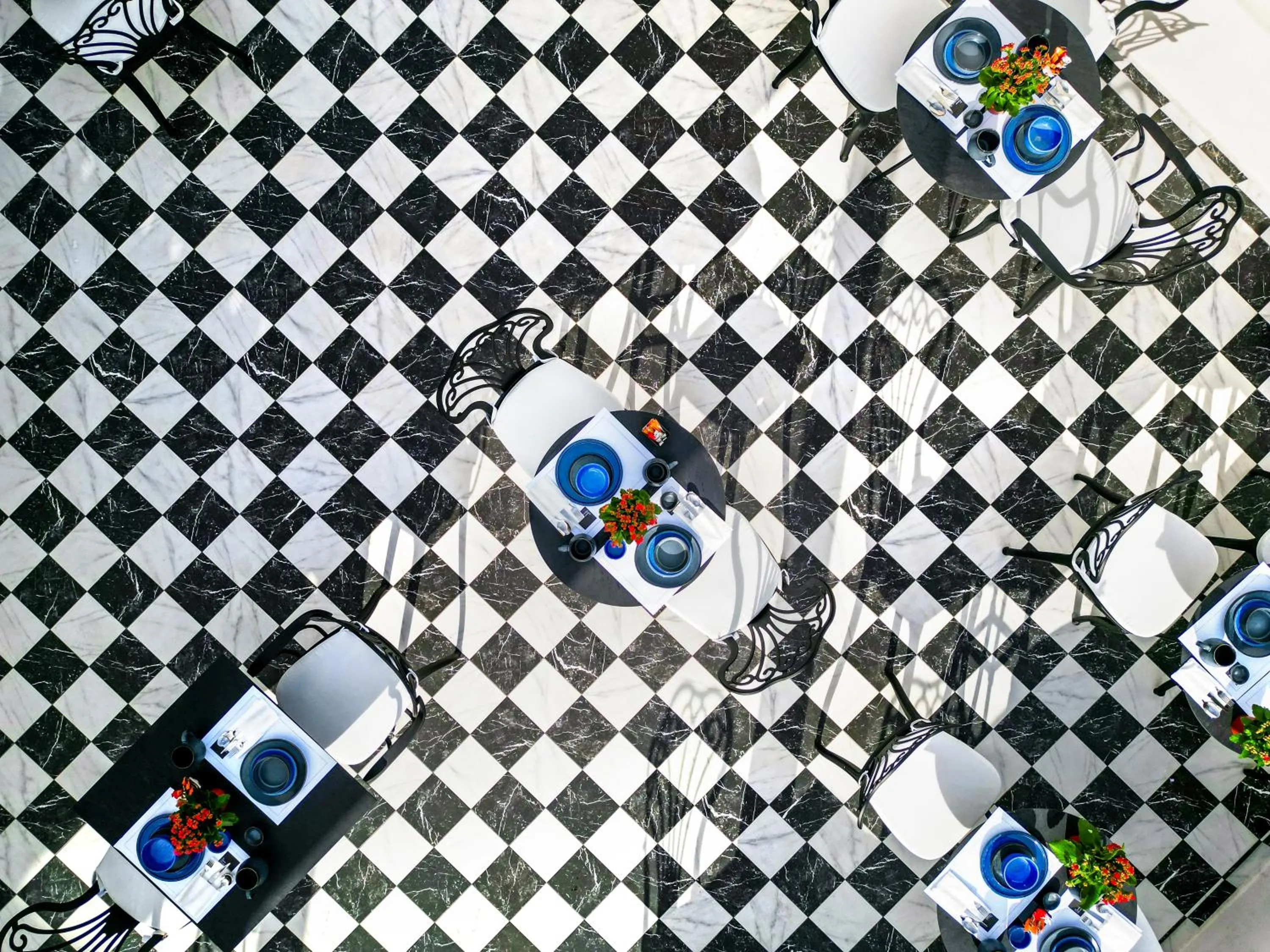 Bird's eye view in The Oscar Olympic Hotel