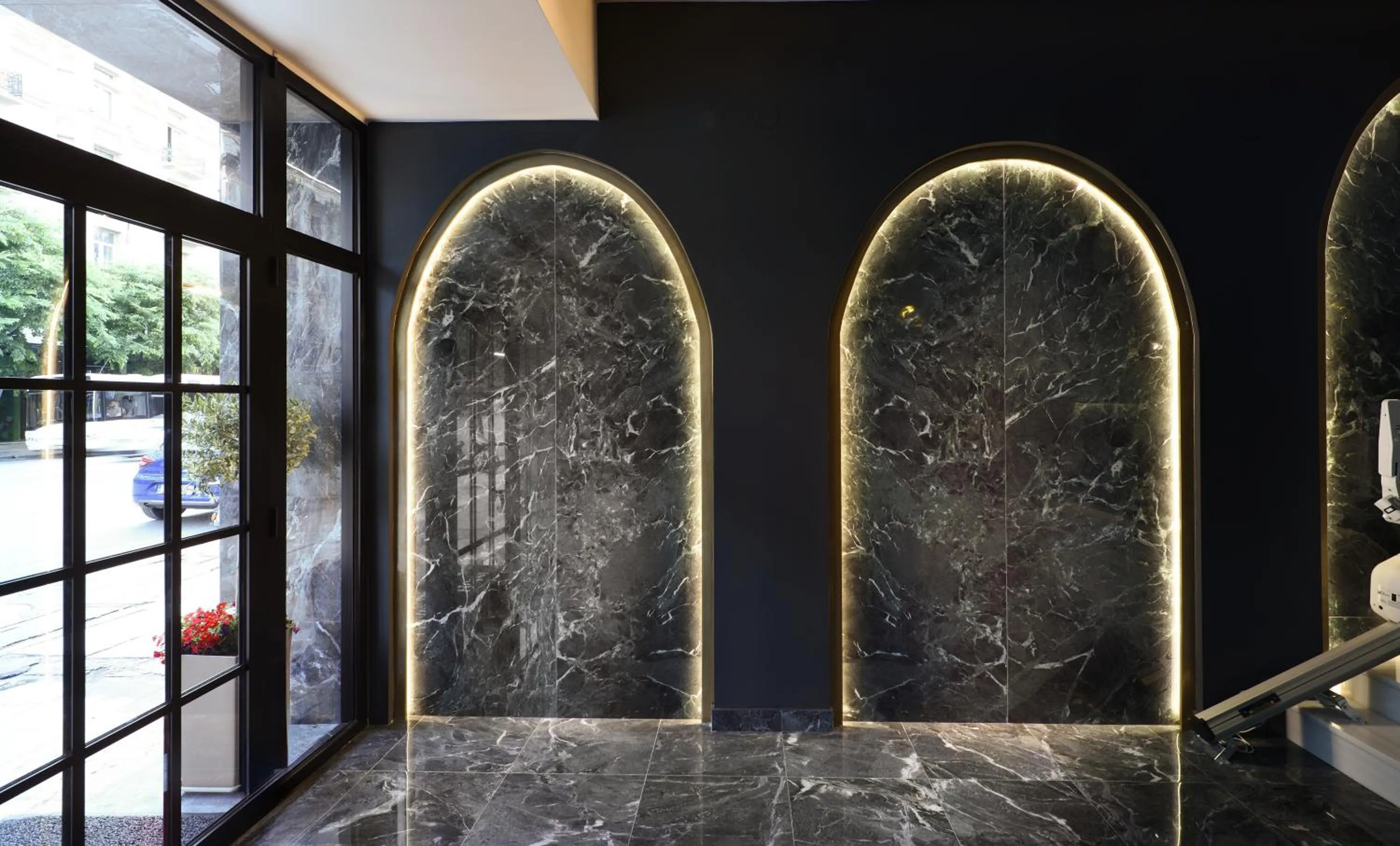 Facade/entrance in The Oscar Olympic Hotel