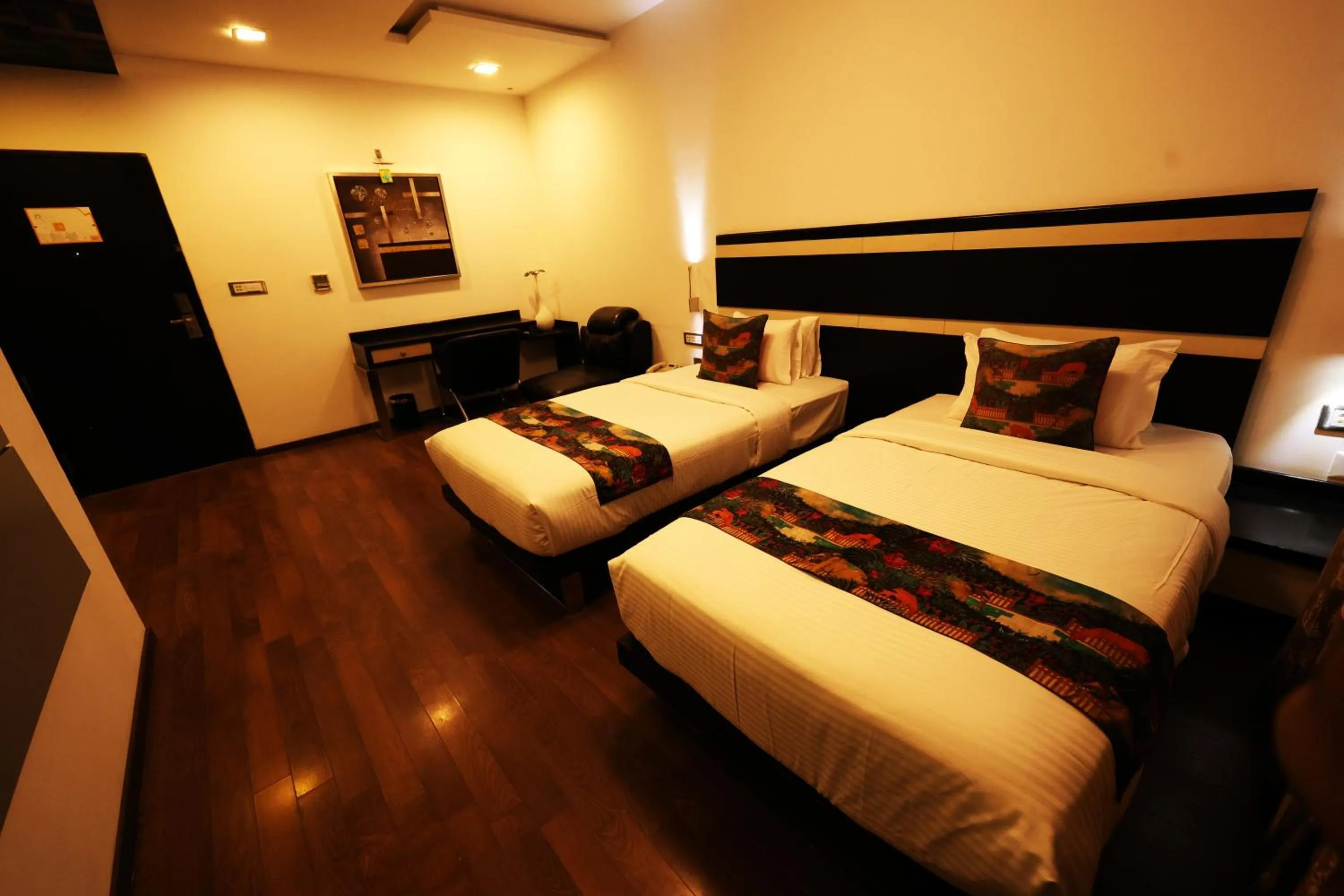 Photo of the whole room, Bed in Purple Brigade, Bangalore