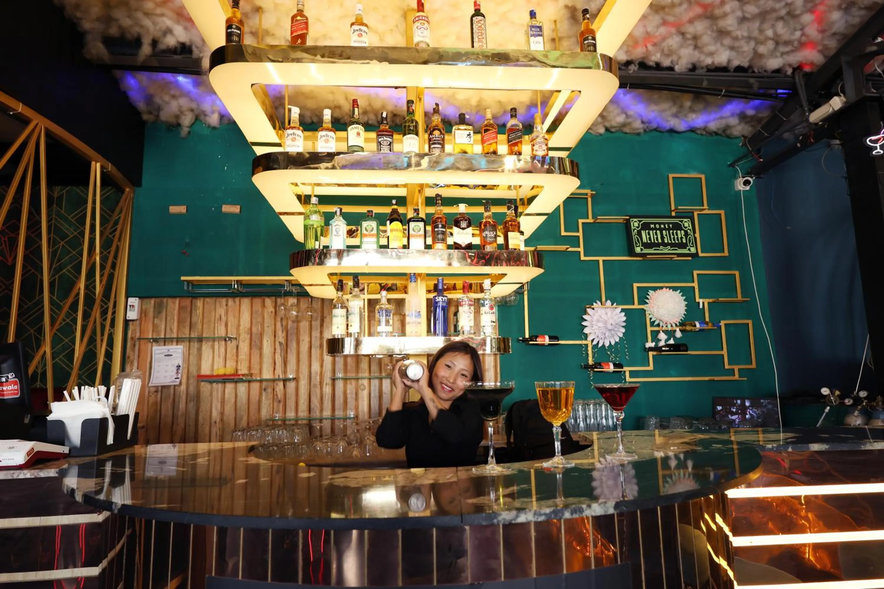 Lounge or bar in Purple Brigade, Bangalore