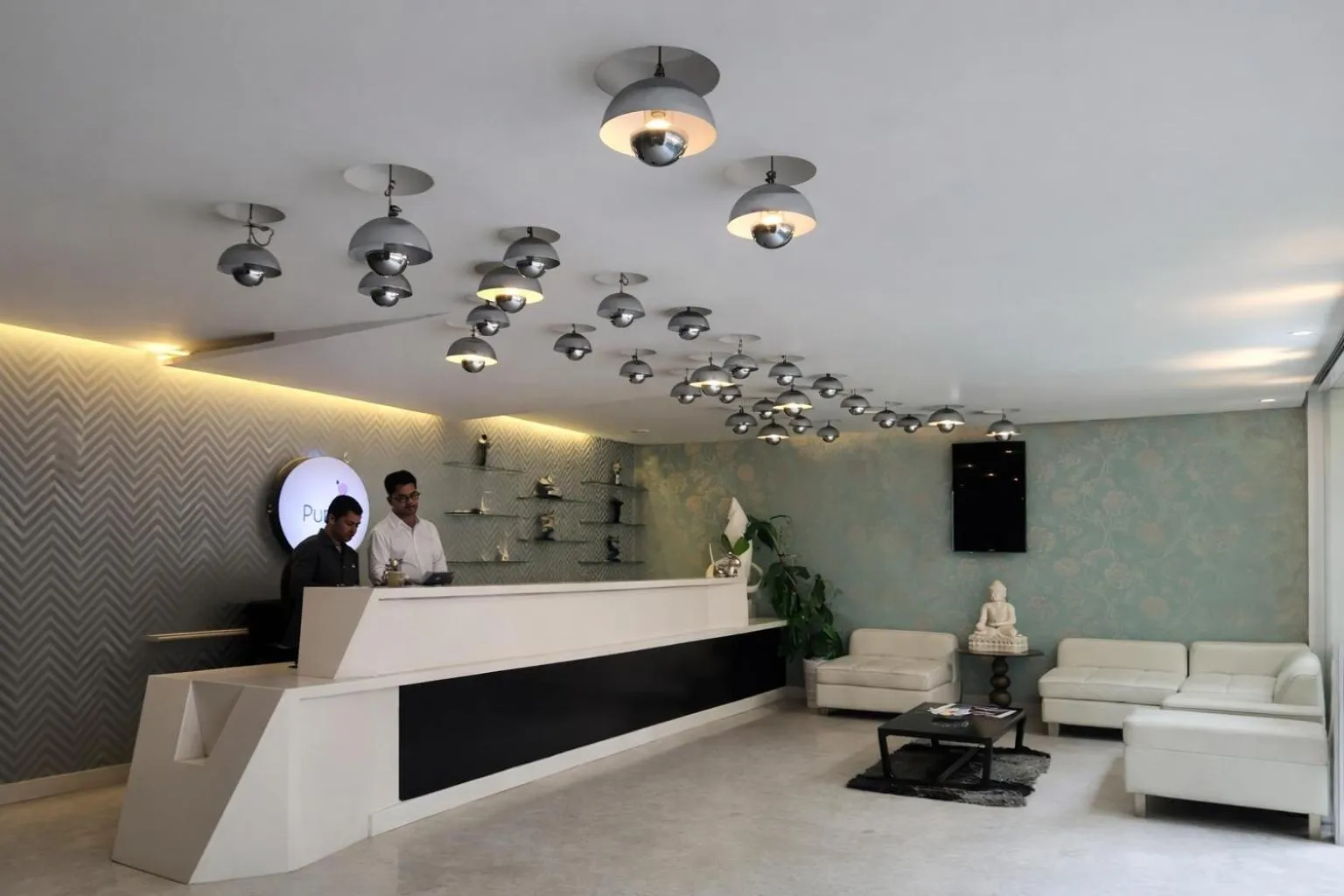 Lobby or reception in Purple Brigade, Bangalore