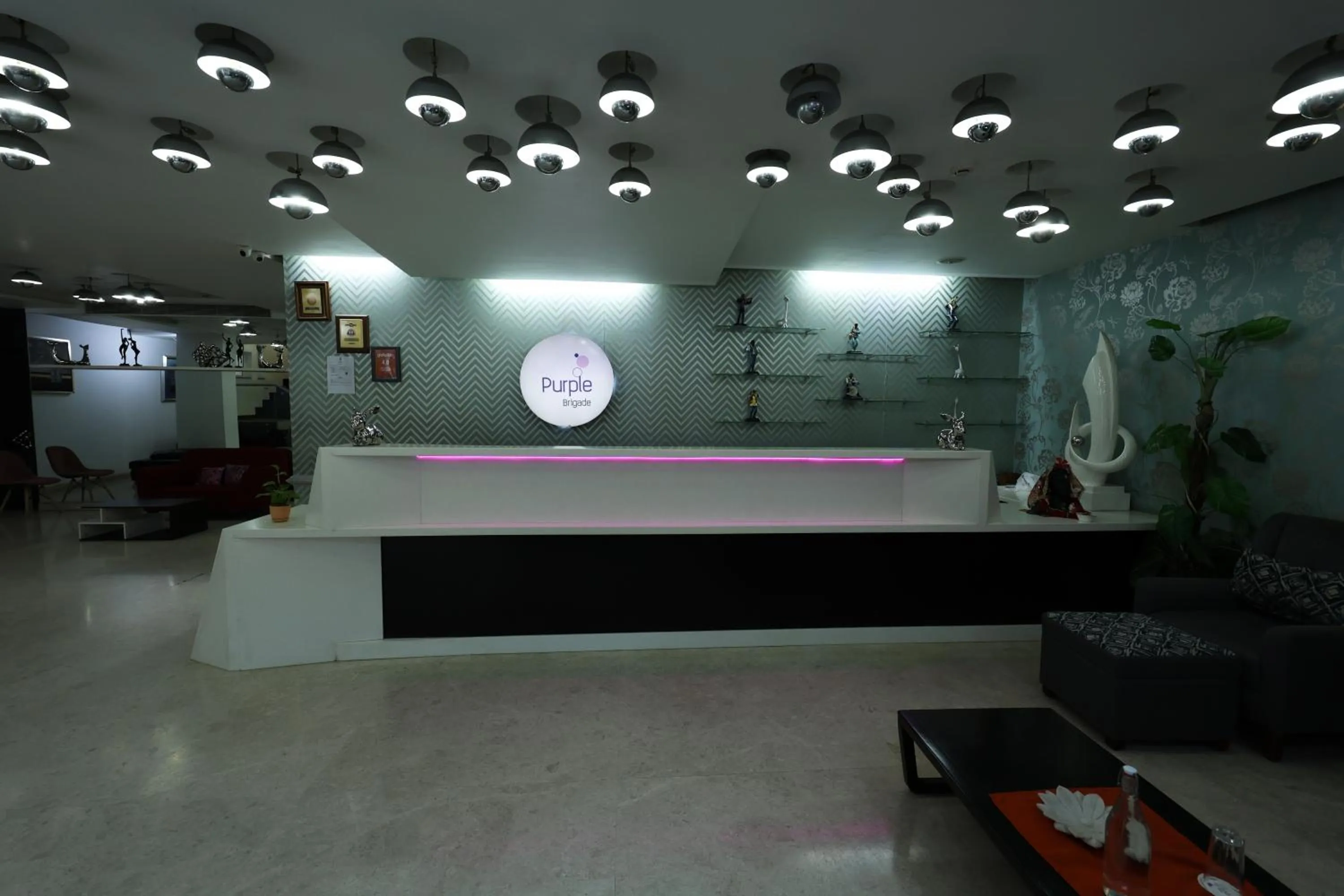 Lobby or reception in Purple Brigade, Bangalore