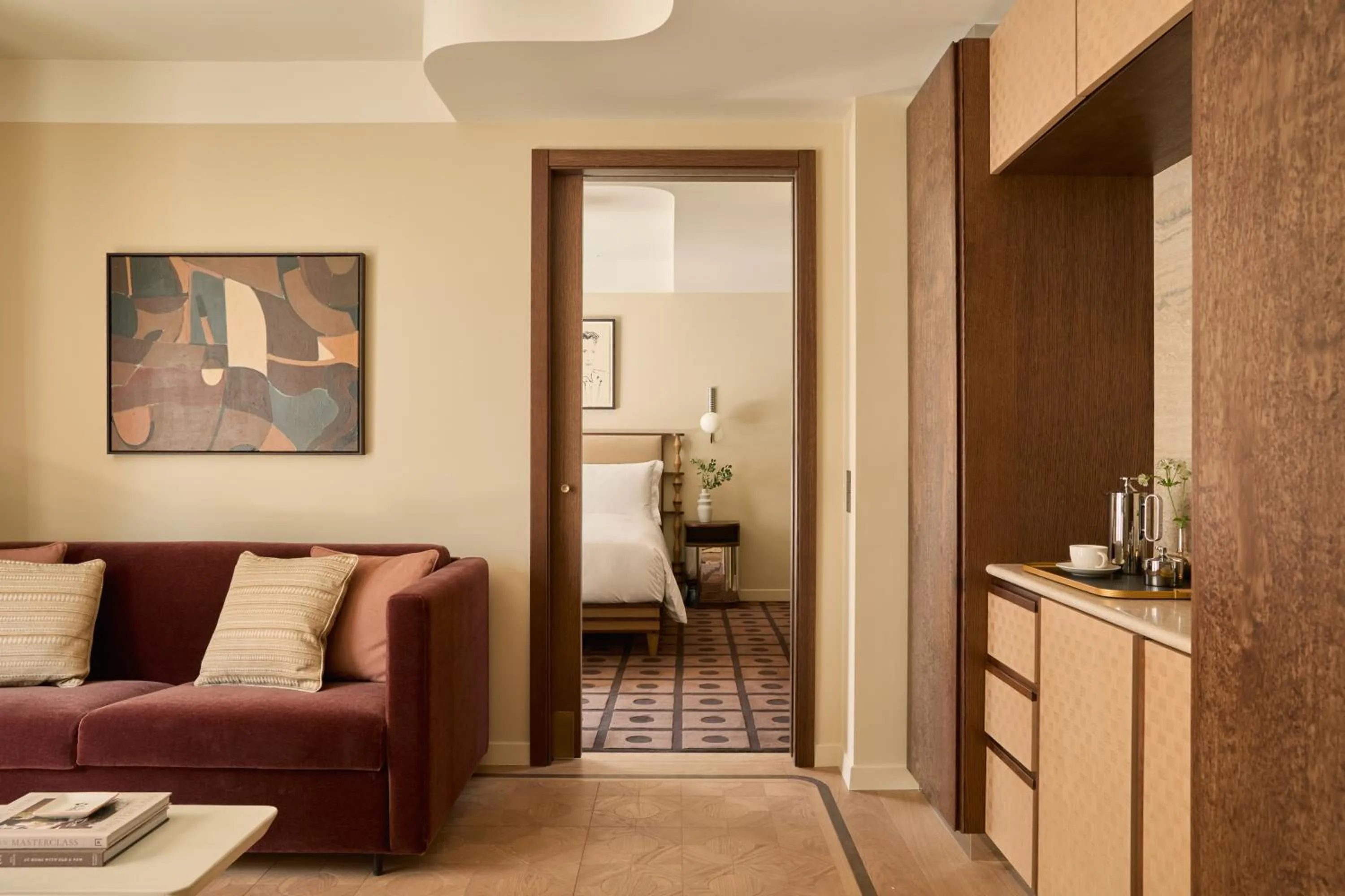 Living room in The Newman