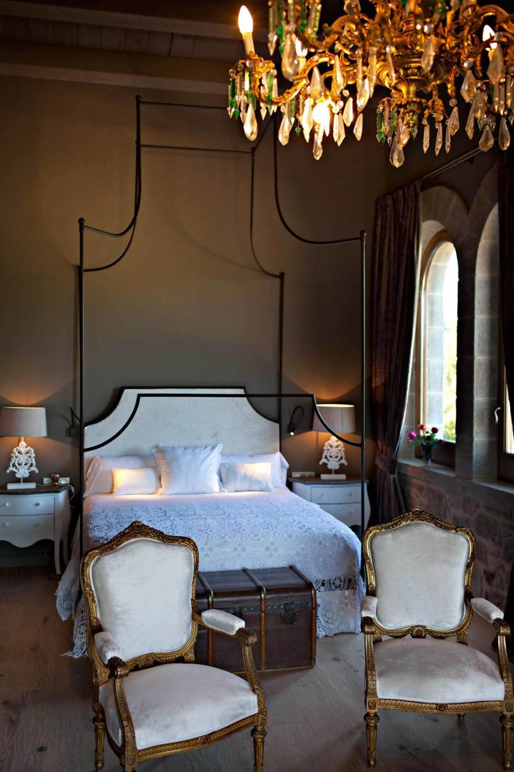 Bedroom, Bed in La Vella Farga Hotel