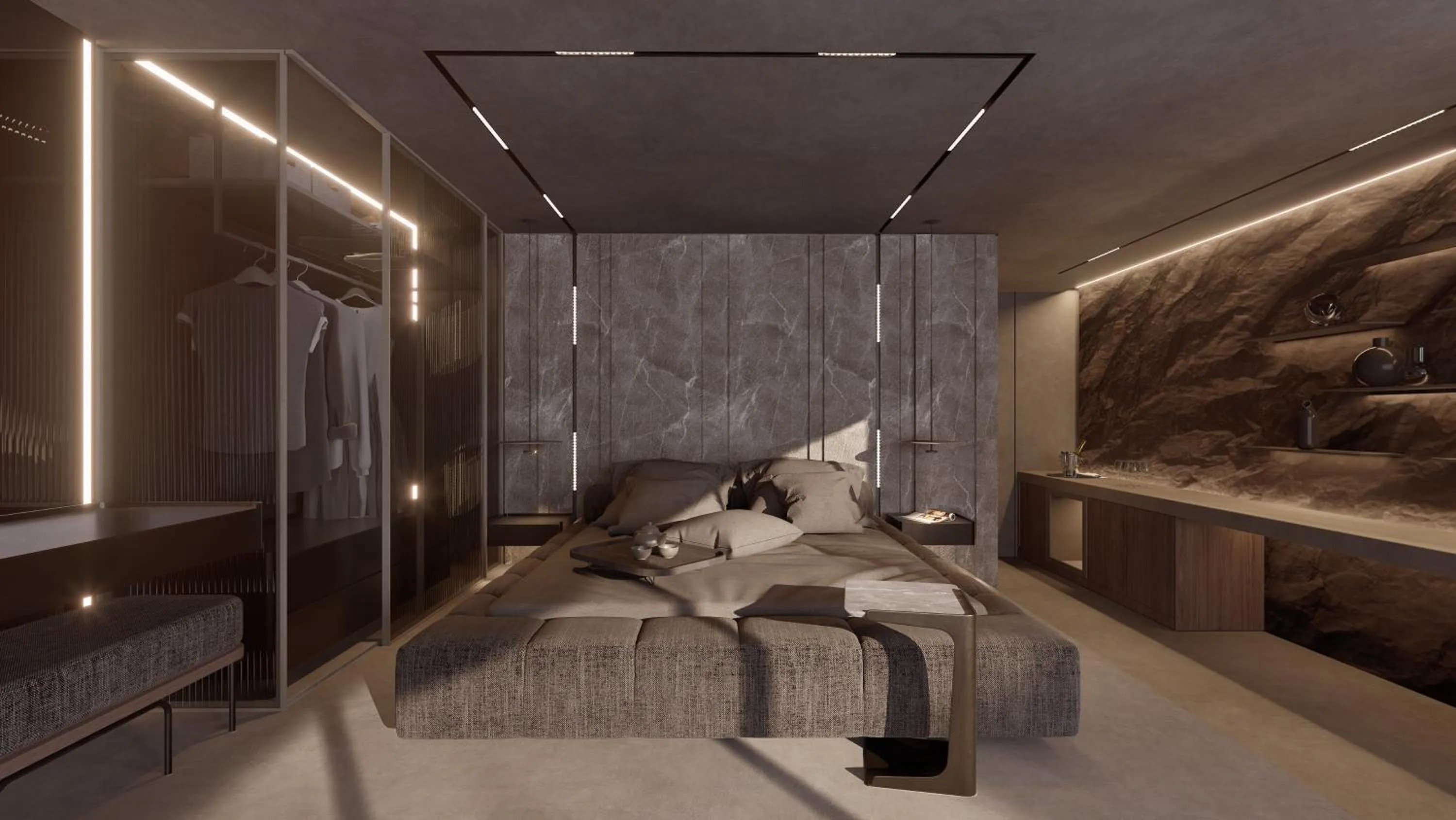 Bedroom, Bed in NEMA Design Hotel & Spa - Adults Only