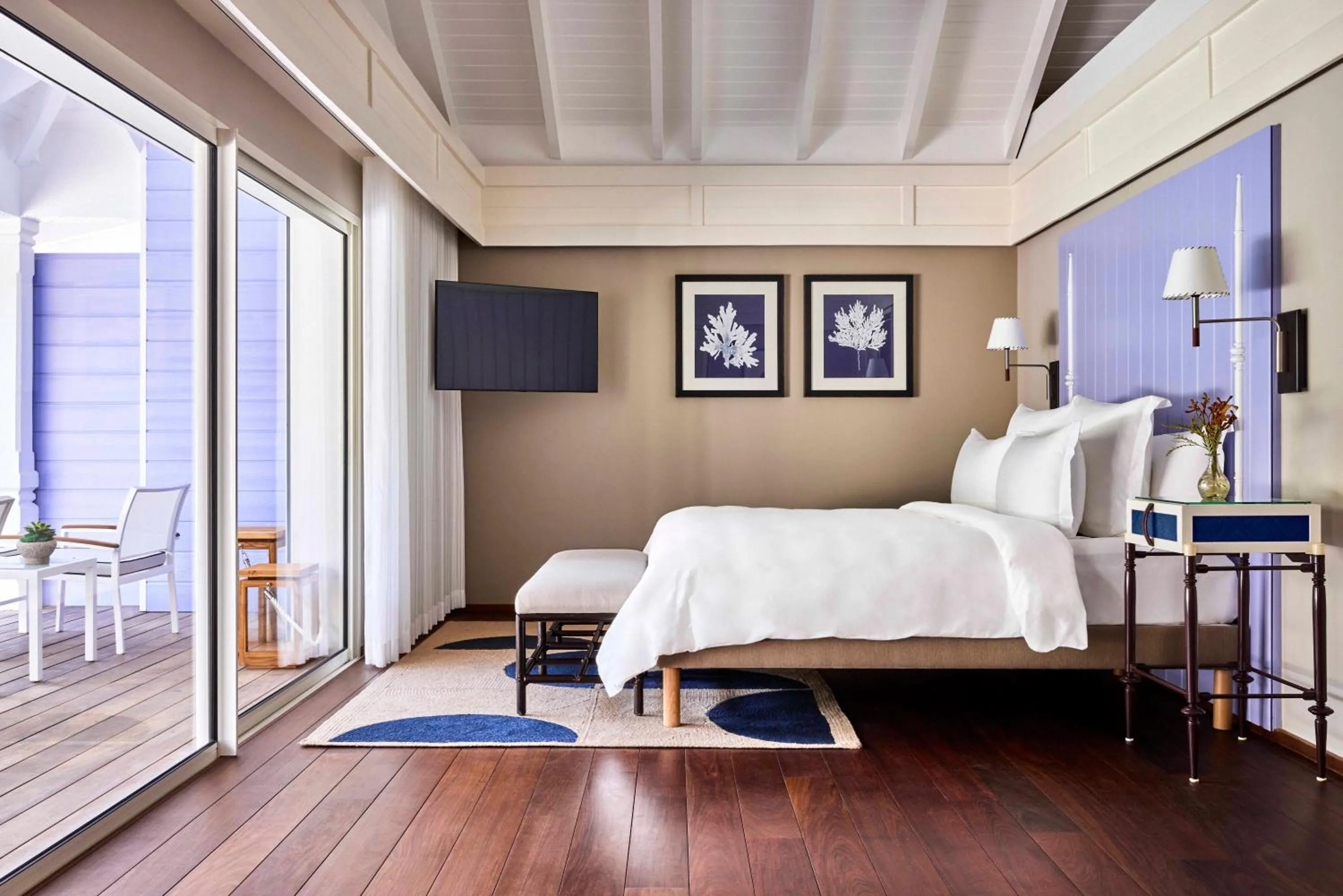 Bed in Rosewood Le Guanahani St Barth