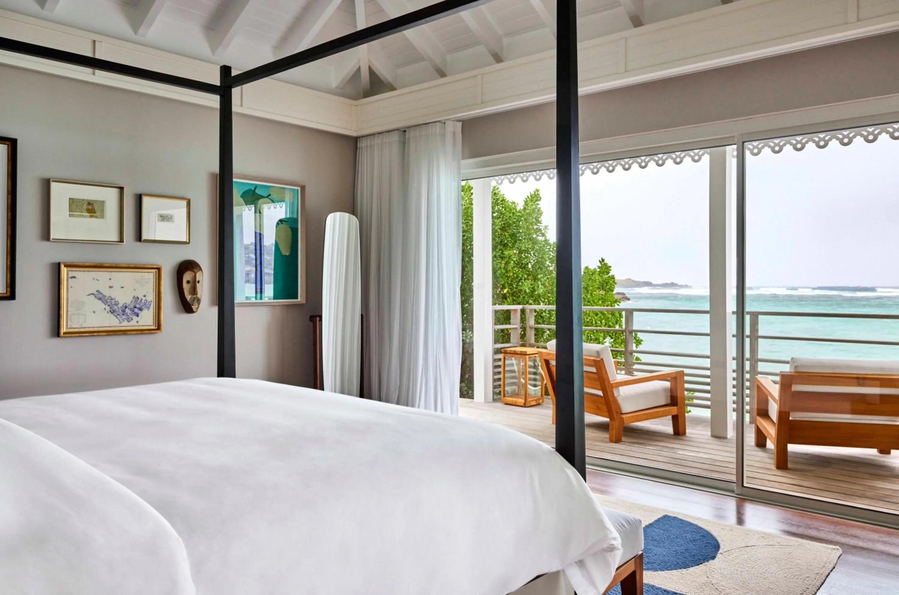 Bed in Rosewood Le Guanahani St Barth