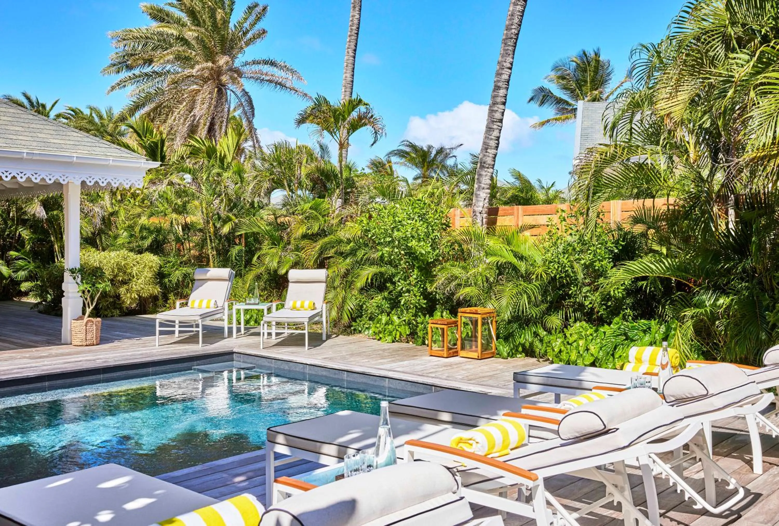 Patio in Rosewood Le Guanahani St Barth