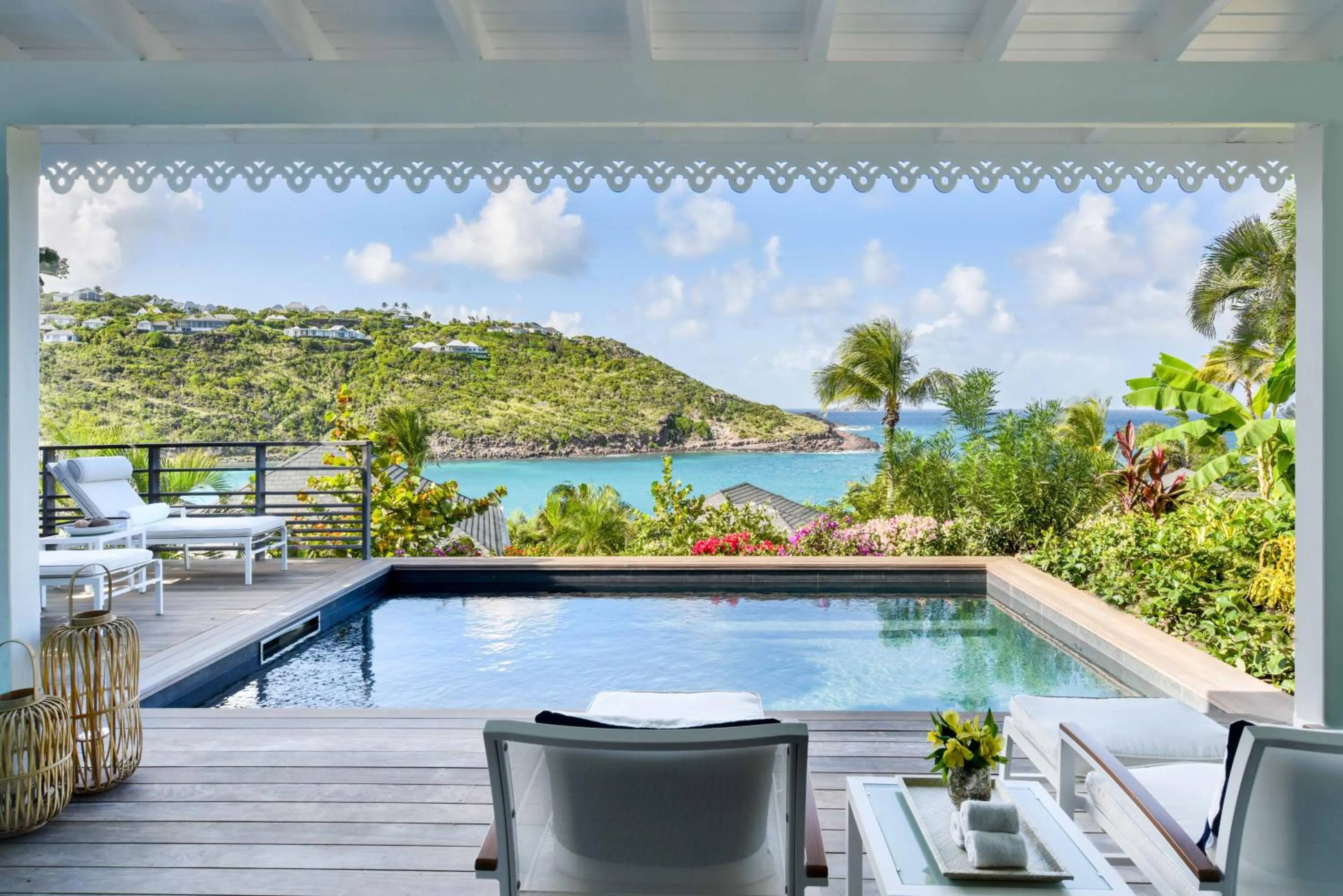 Patio in Rosewood Le Guanahani St Barth