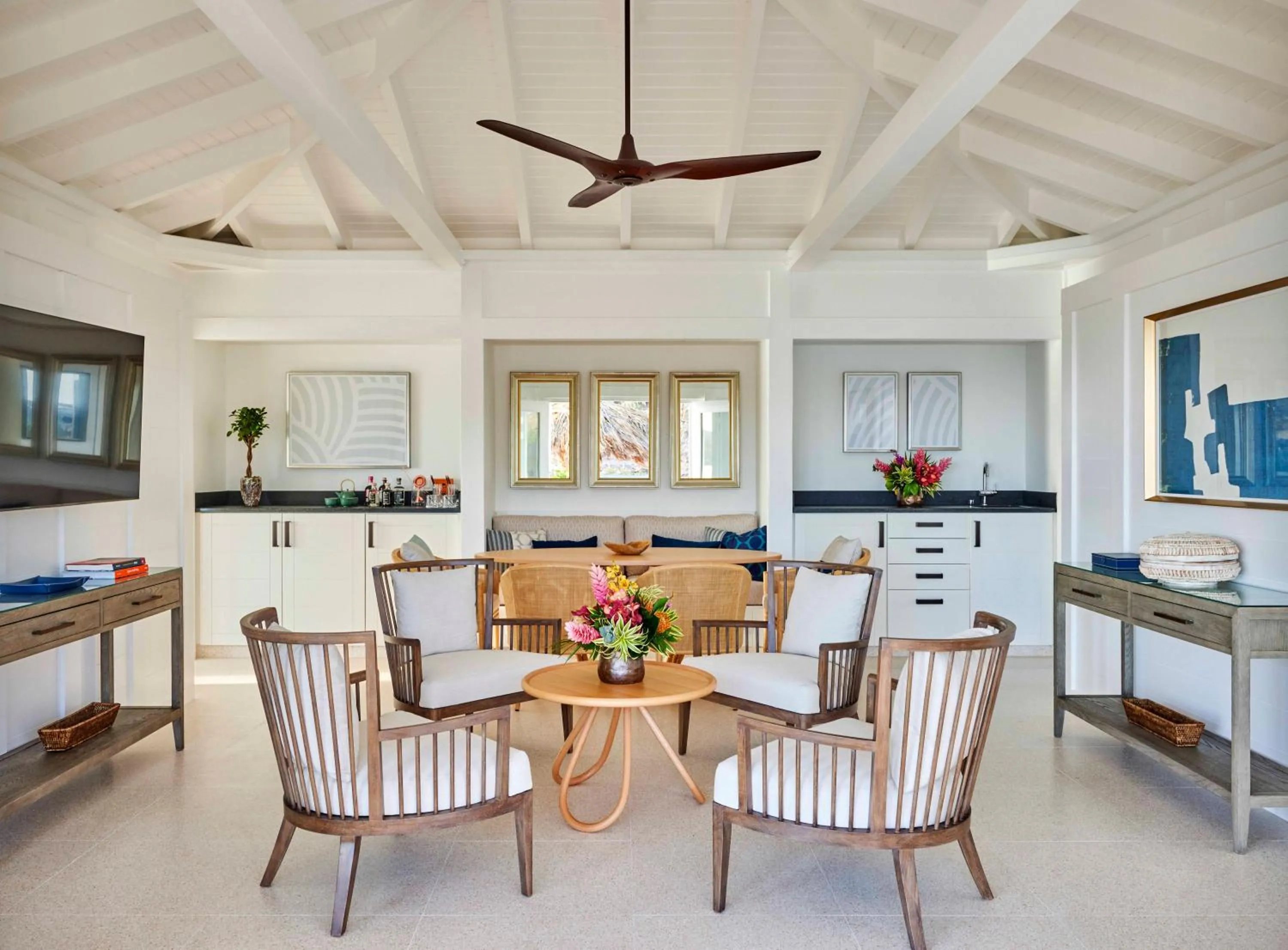 Living room in Rosewood Le Guanahani St Barth