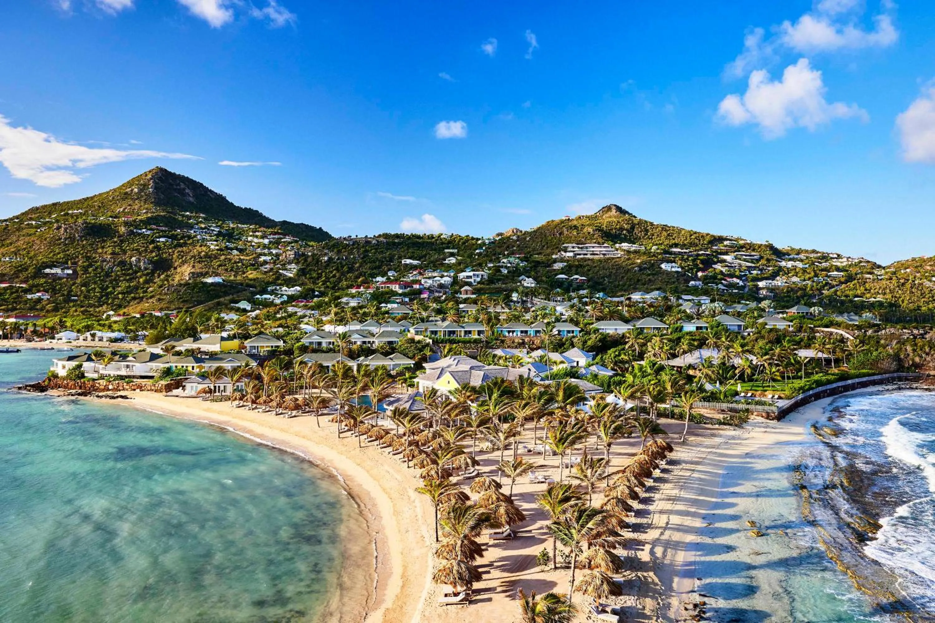 Bird's eye view in Rosewood Le Guanahani St Barth
