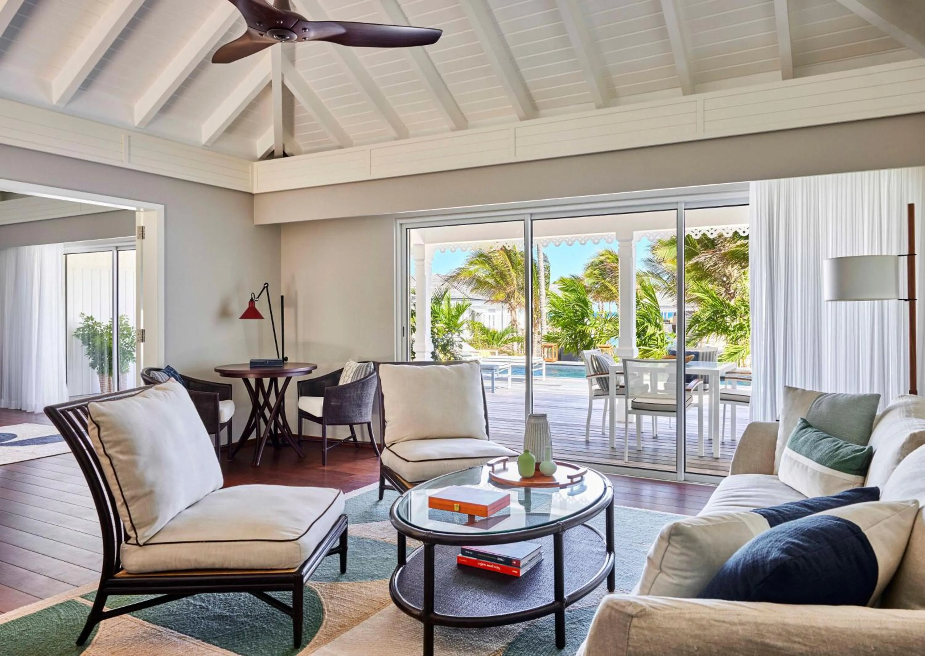 Patio in Rosewood Le Guanahani St Barth