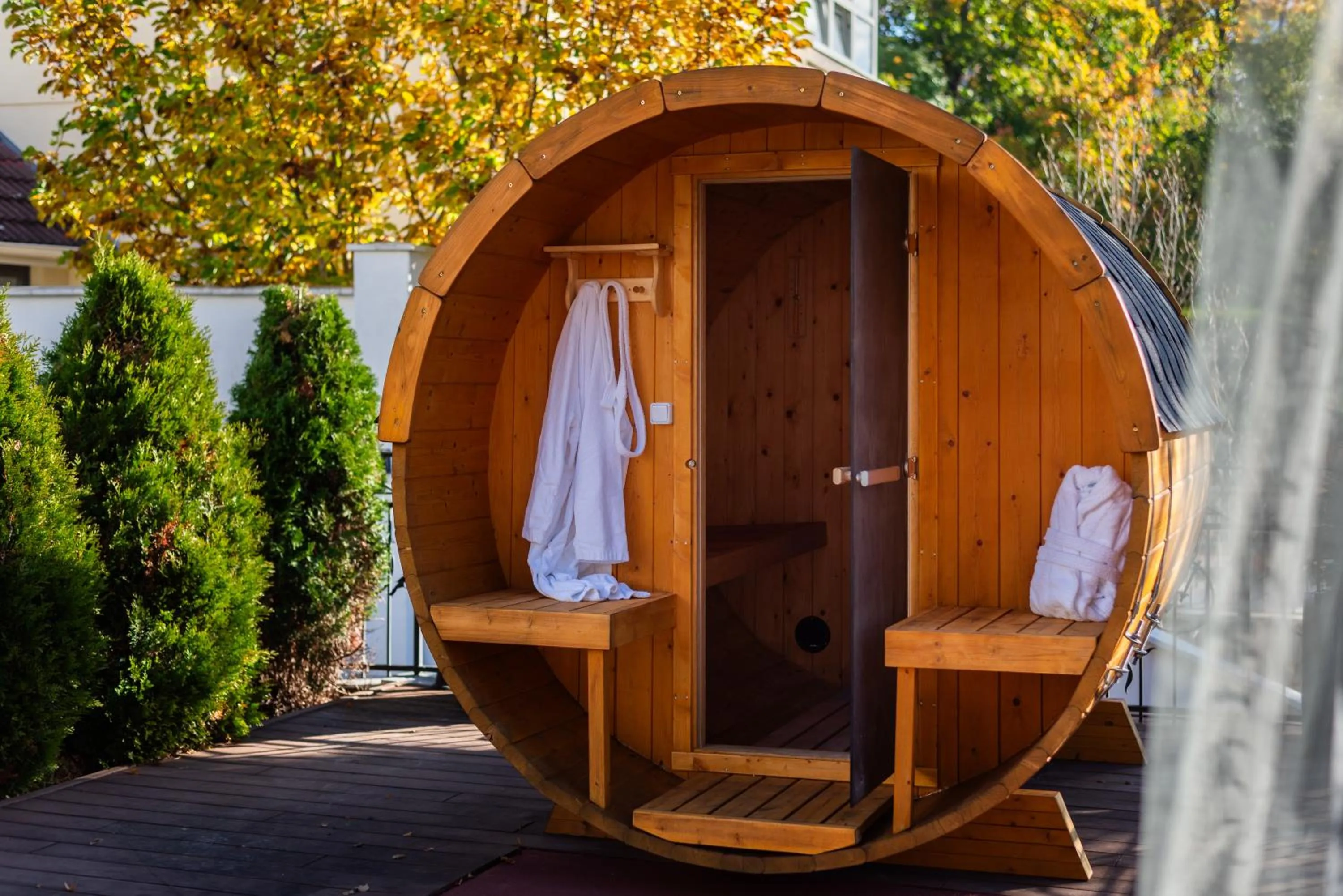 Sauna in Wellness & SPA boutique Hotel pod lipkami Prague