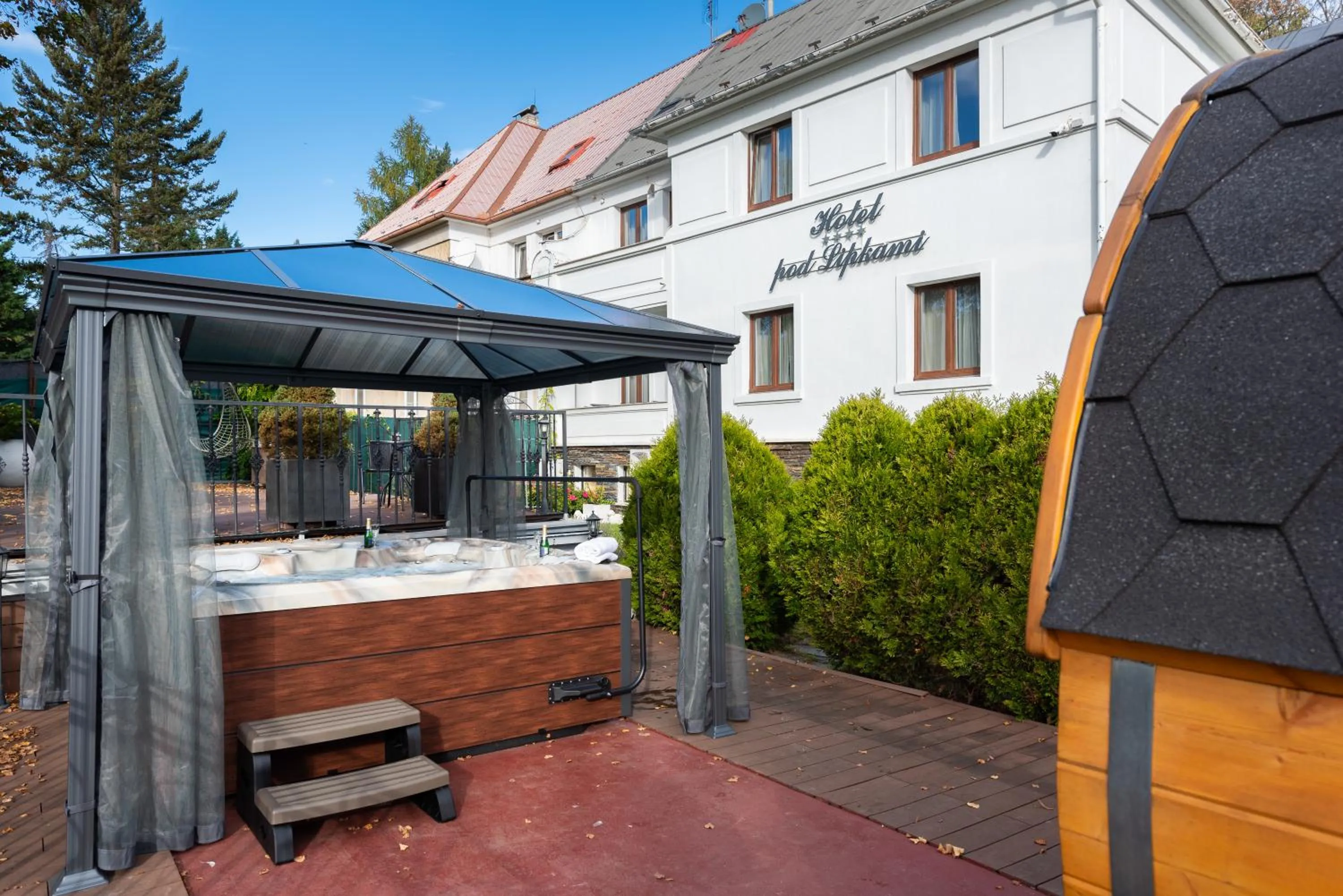 Property building in Wellness & SPA boutique Hotel pod lipkami Prague