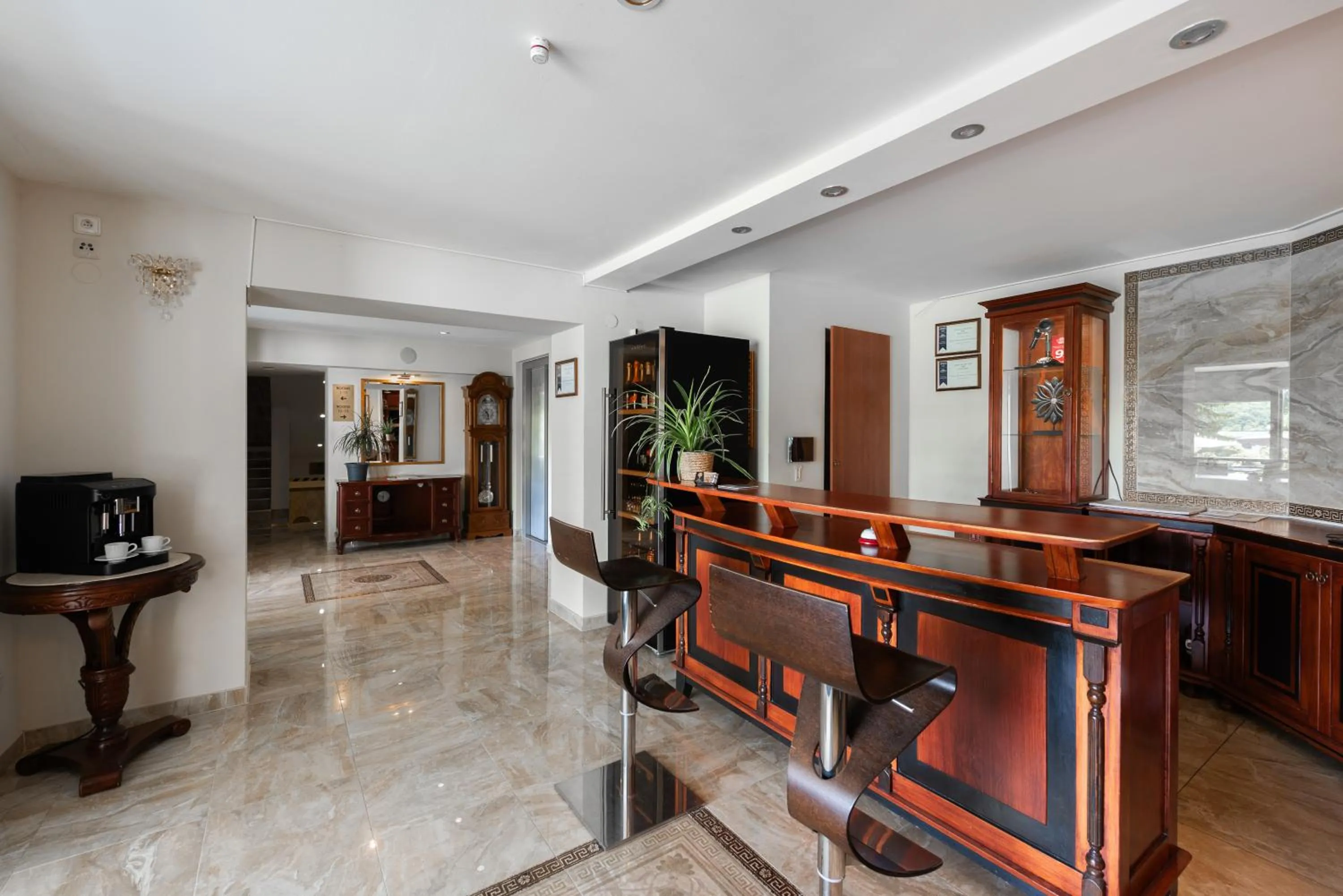 Lobby or reception in Wellness & SPA boutique Hotel pod lipkami Prague