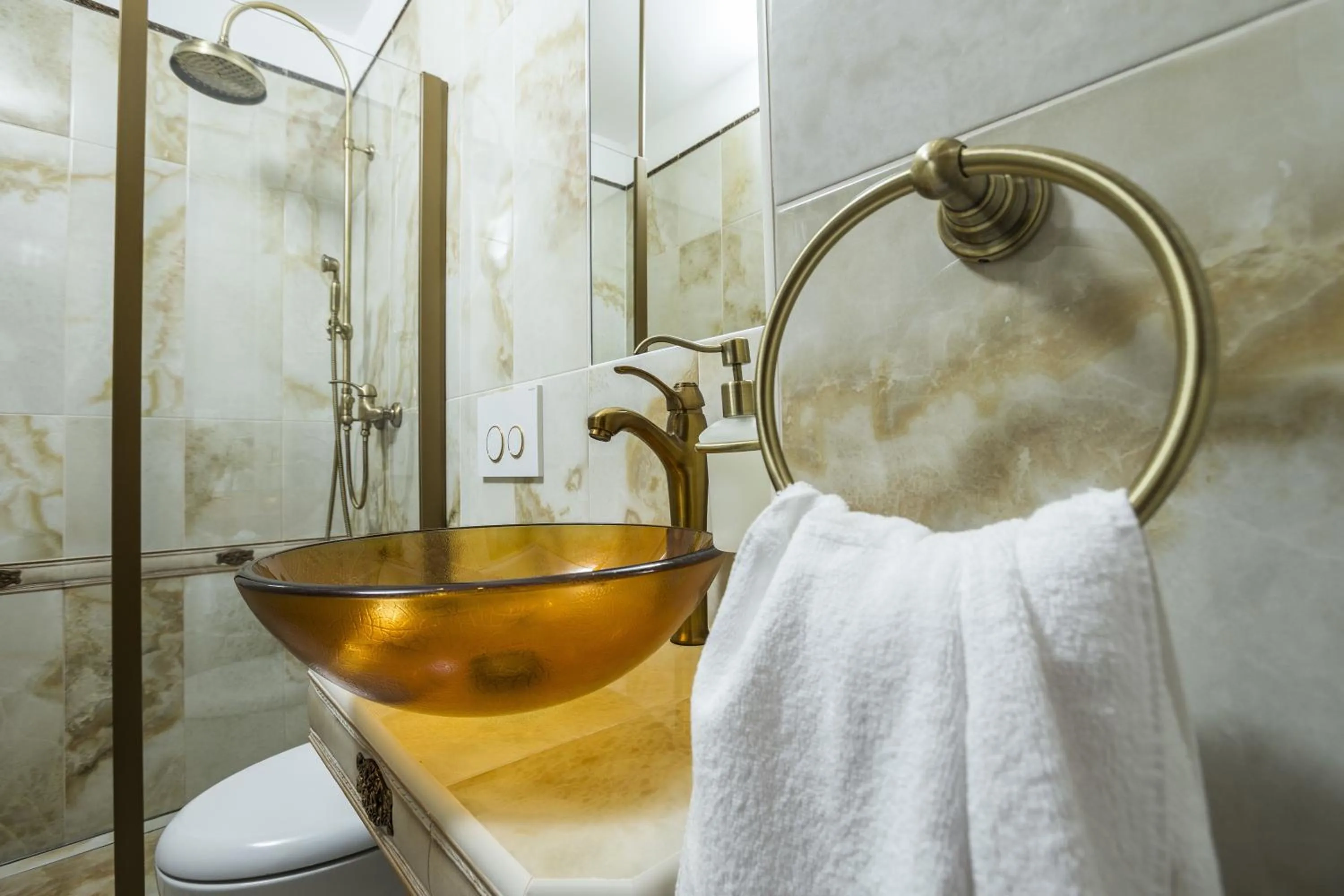 Bathroom in Wellness & SPA boutique Hotel pod lipkami Prague