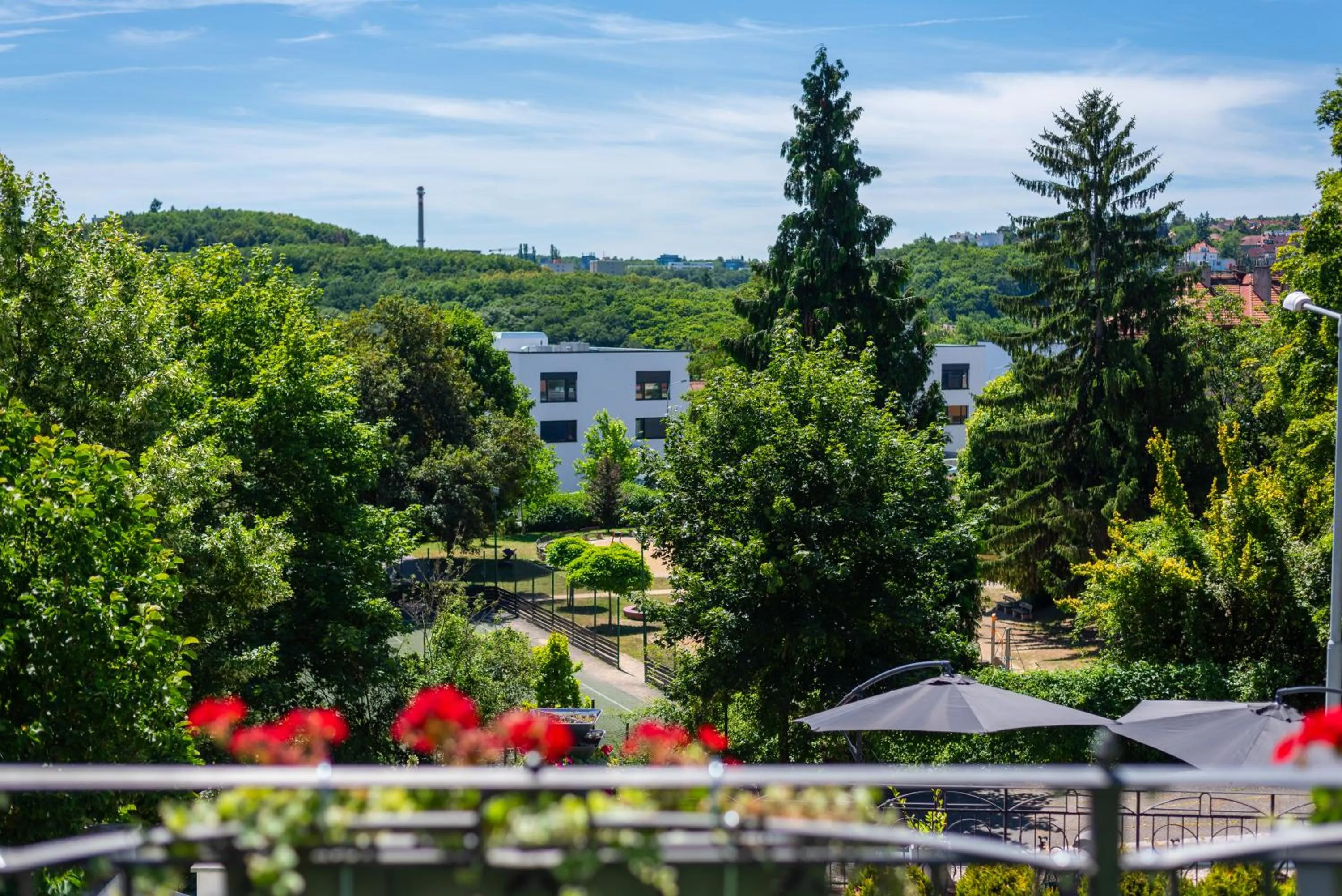 Natural landscape in Wellness & SPA boutique Hotel pod lipkami Prague