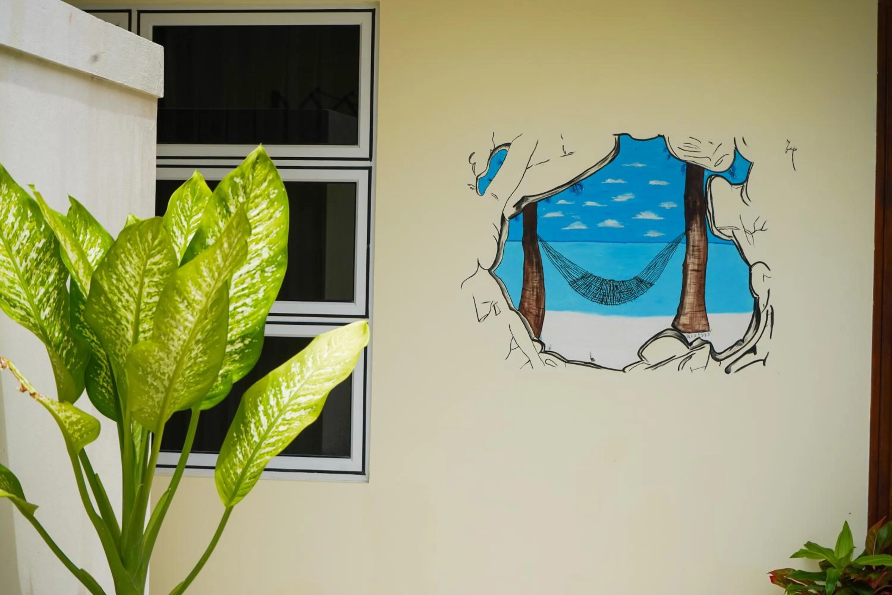 Decorative detail in Banyan Villa Maldives Dhangethi