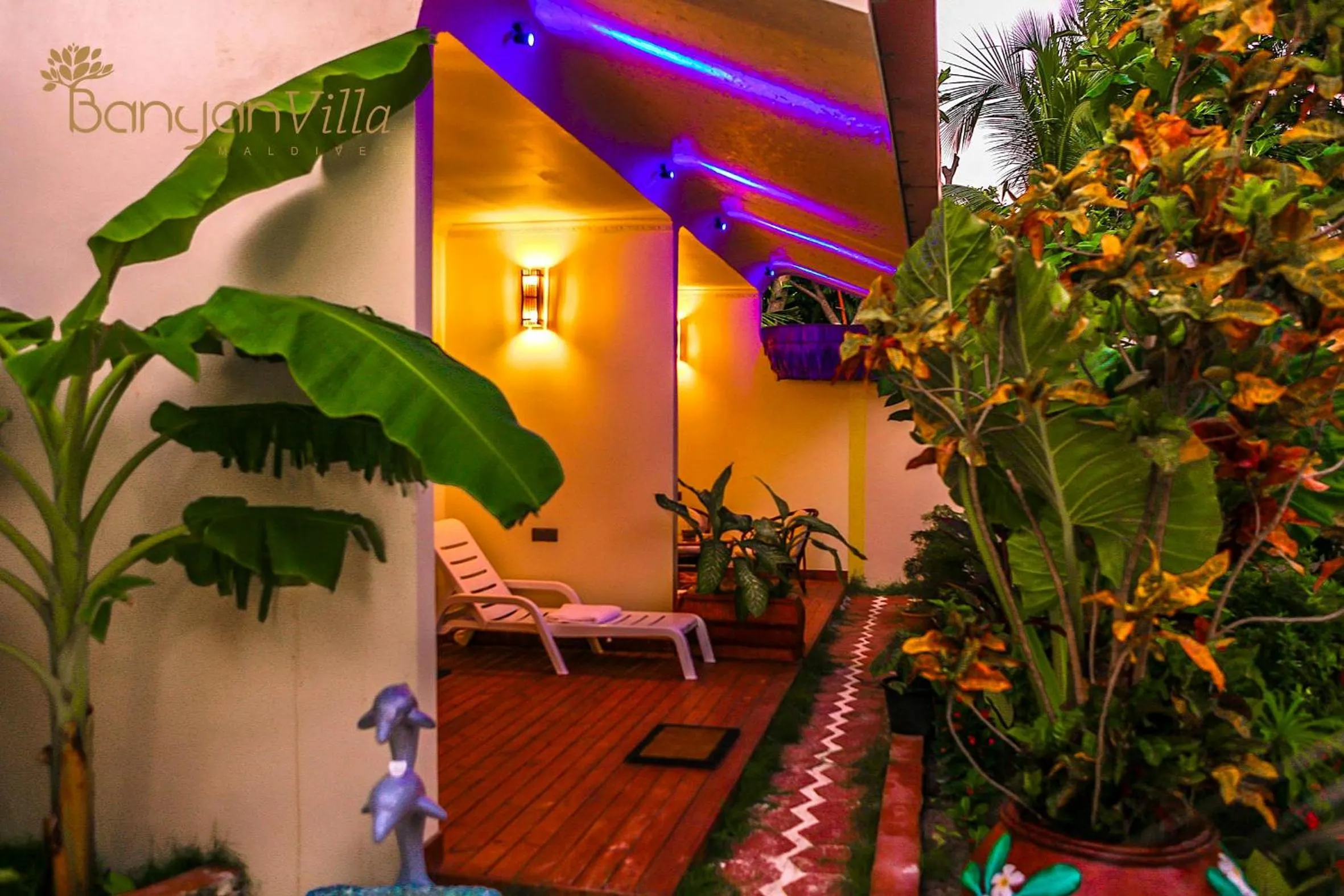 Facade/entrance in Banyan Villa Maldives Dhangethi