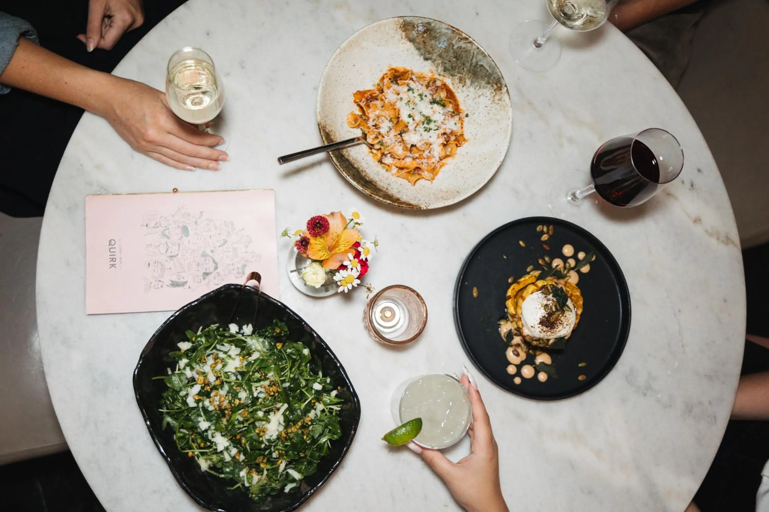 Food and drinks in Quirk Hotel Richmond