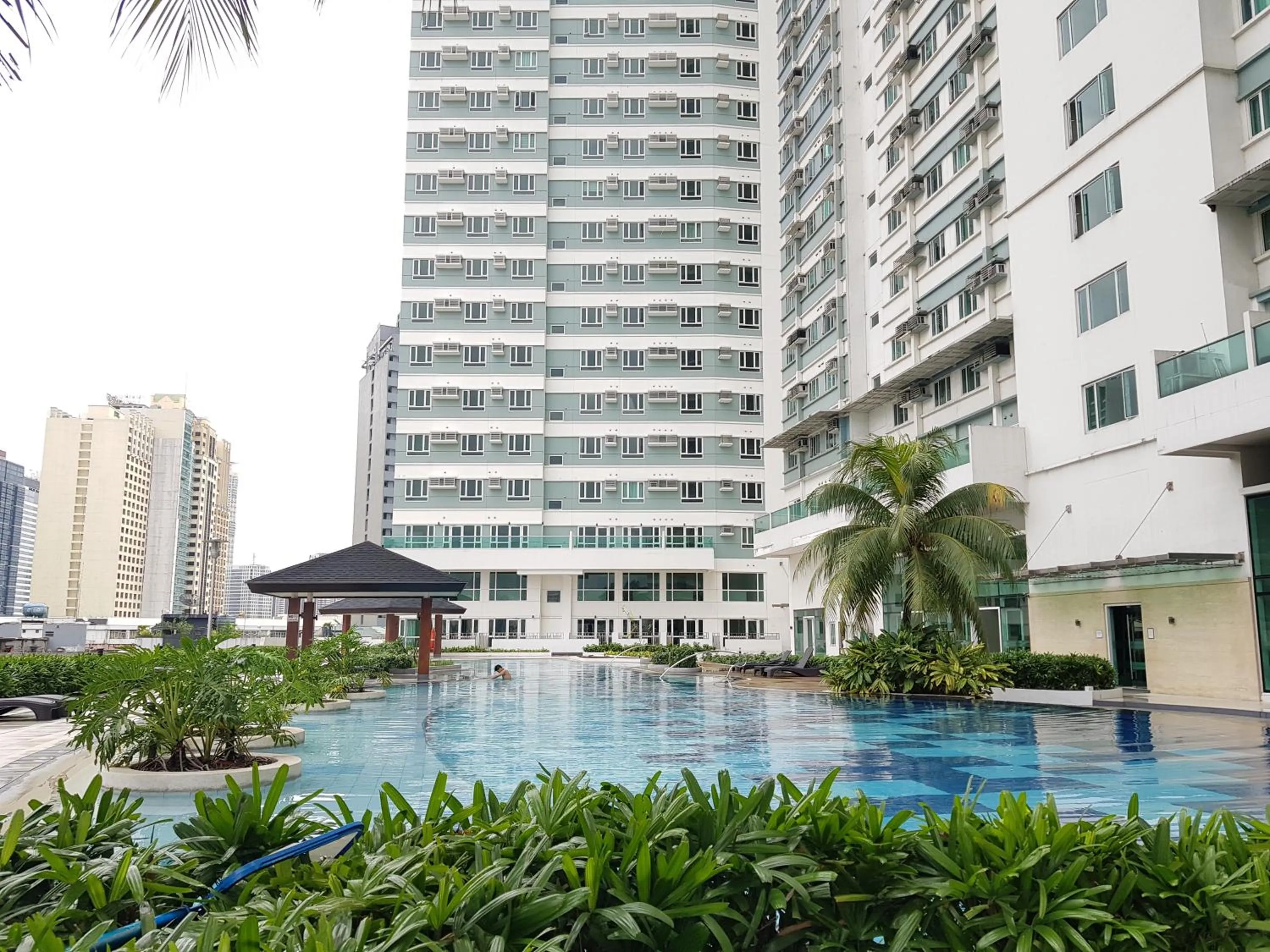 Swimming pool in Studio Unit at The Beacon Makati