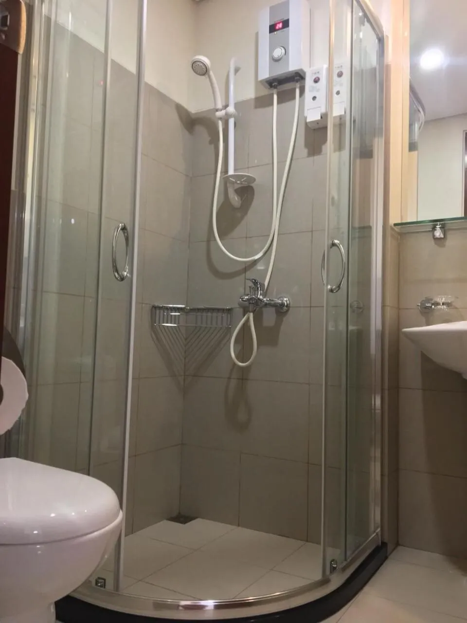 Shower in Studio Unit at The Beacon Makati