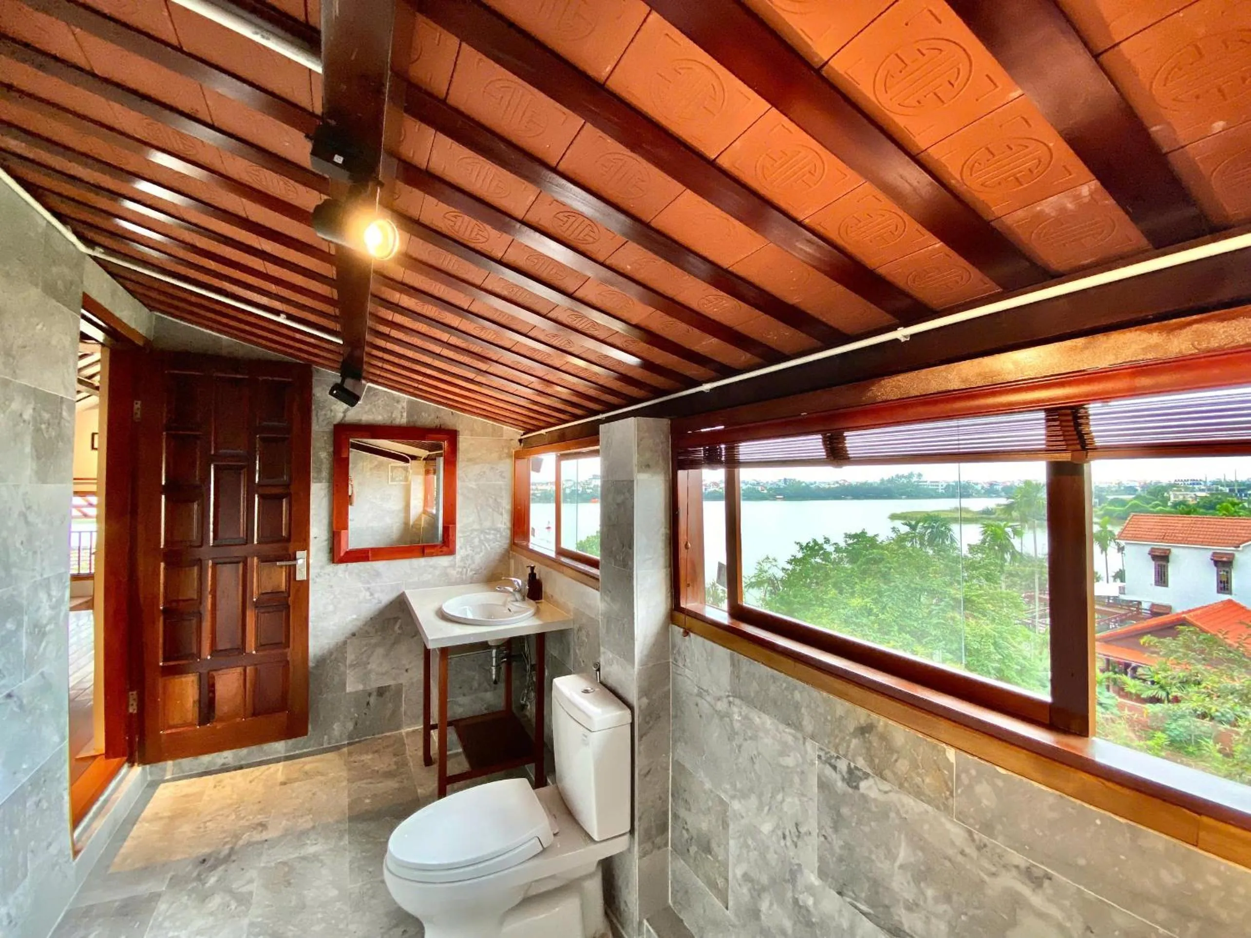 Bathroom in Villa Orchid Garden Riverside Hoi An