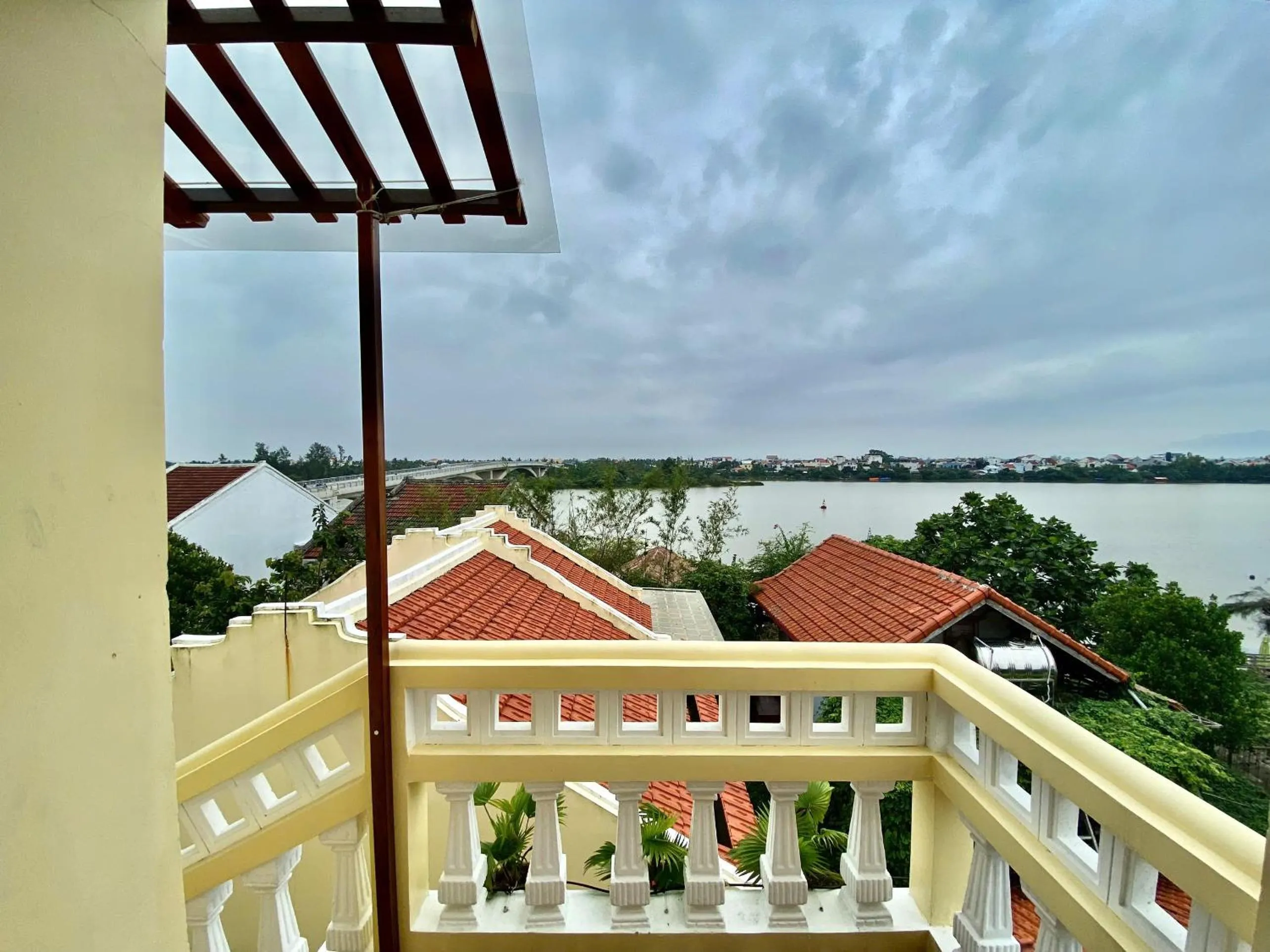 River view in Villa Orchid Garden Riverside Hoi An