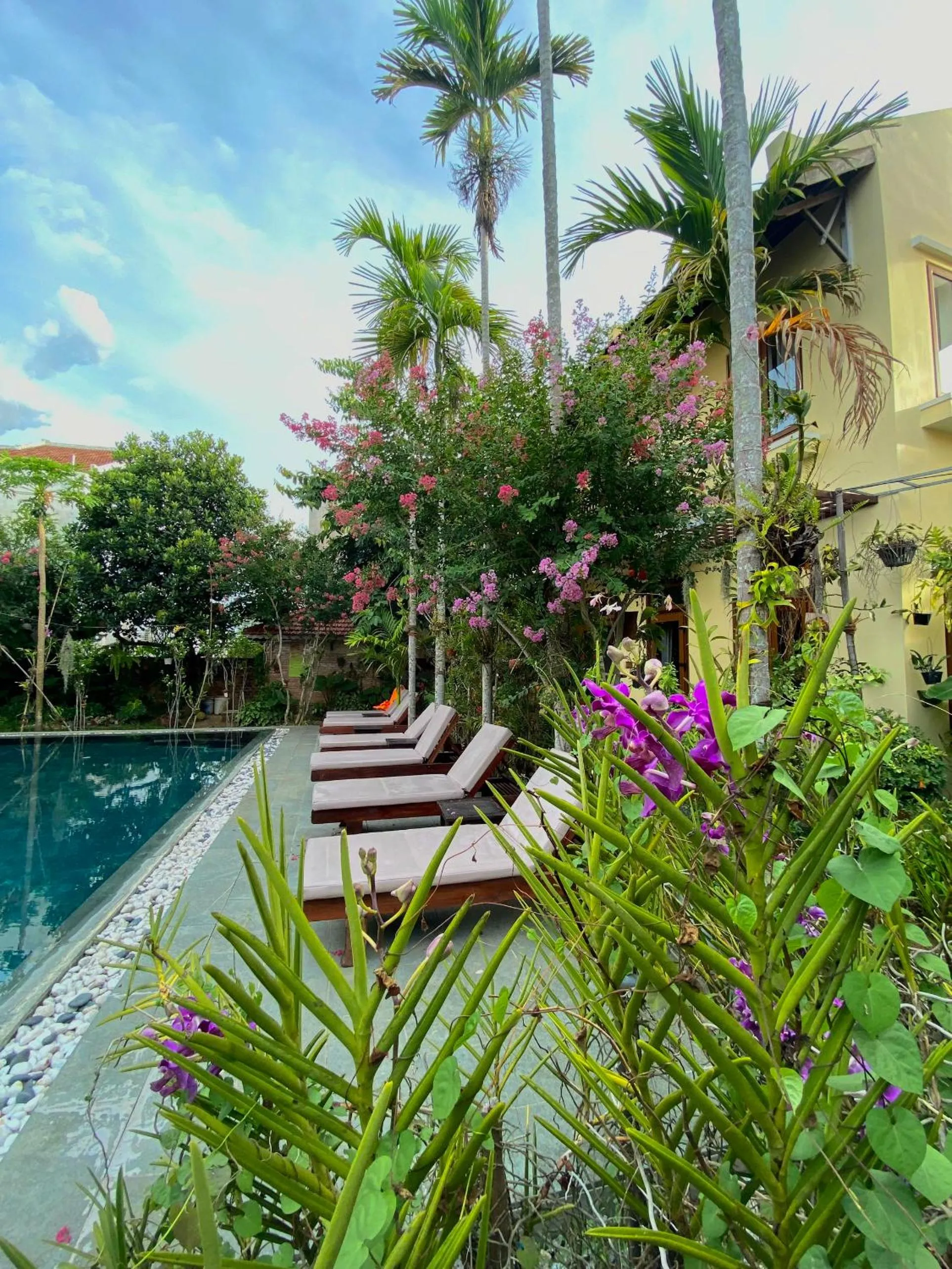Swimming pool in Villa Orchid Garden Riverside Hoi An