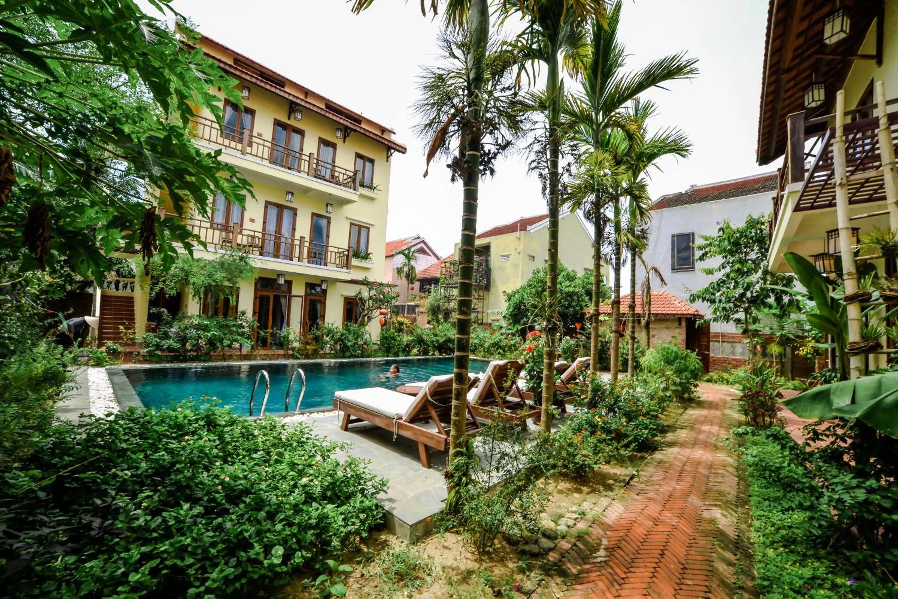 Garden in Villa Orchid Garden Riverside Hoi An