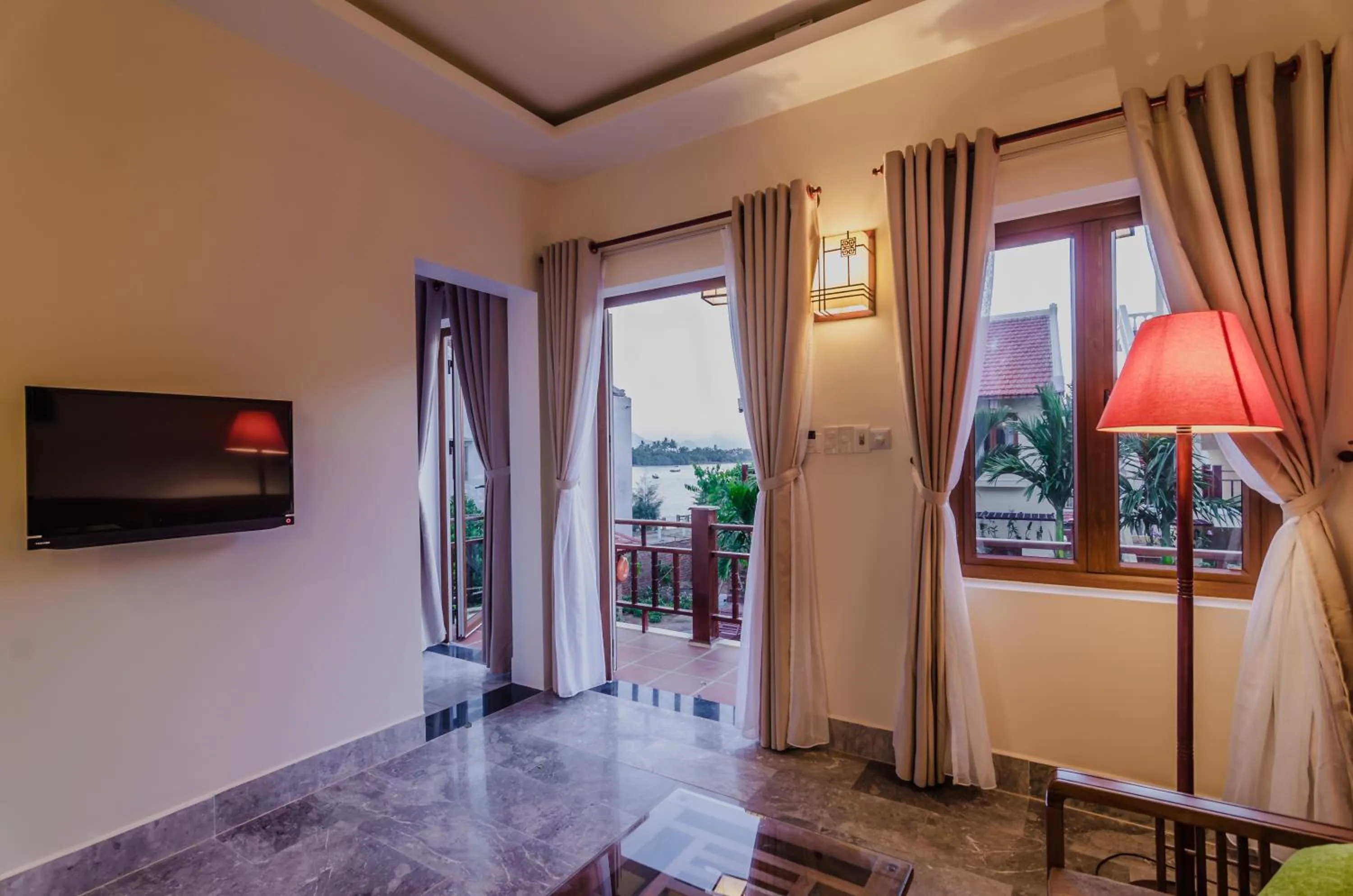 Living room in Villa Orchid Garden Riverside Hoi An