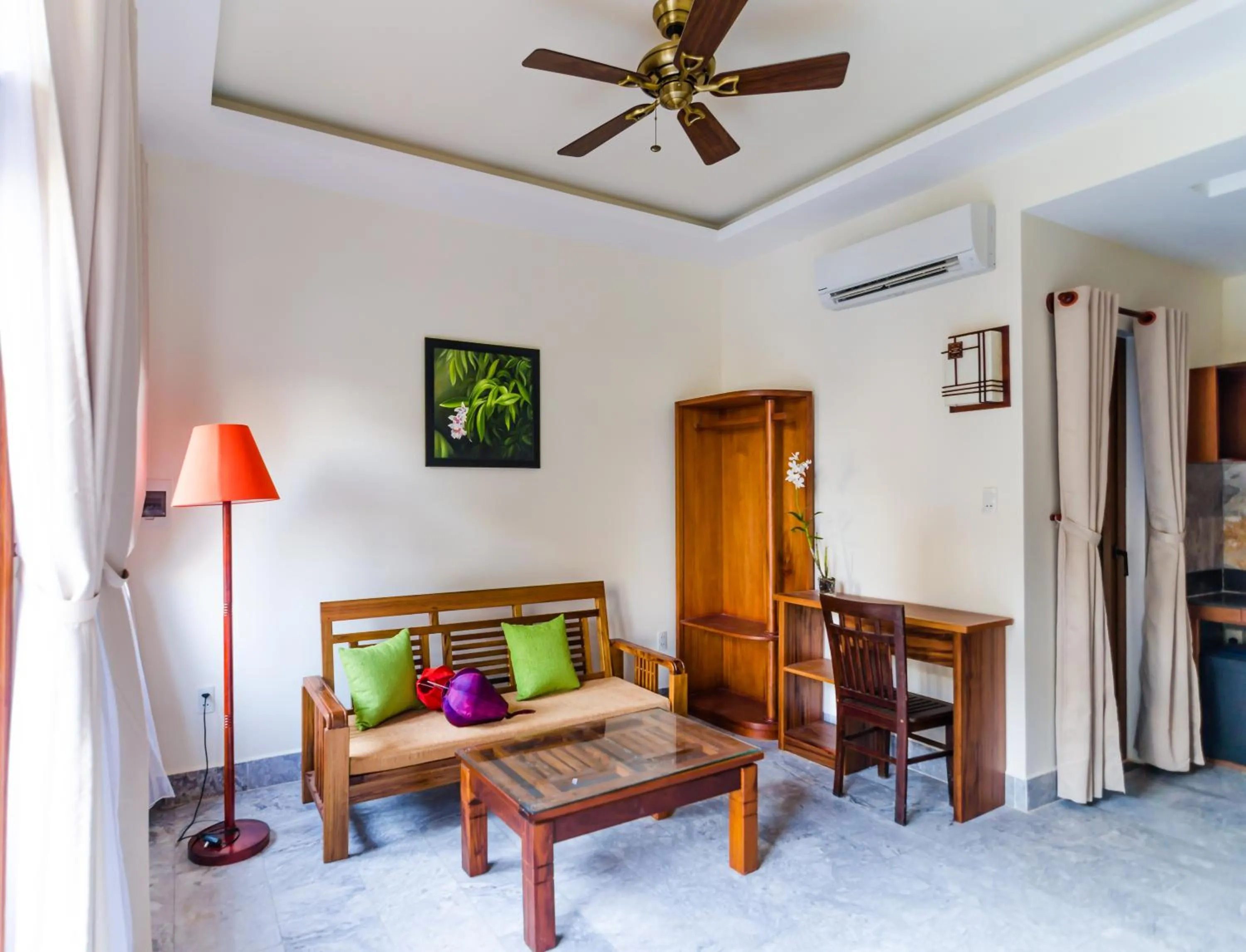 Living room in Villa Orchid Garden Riverside Hoi An