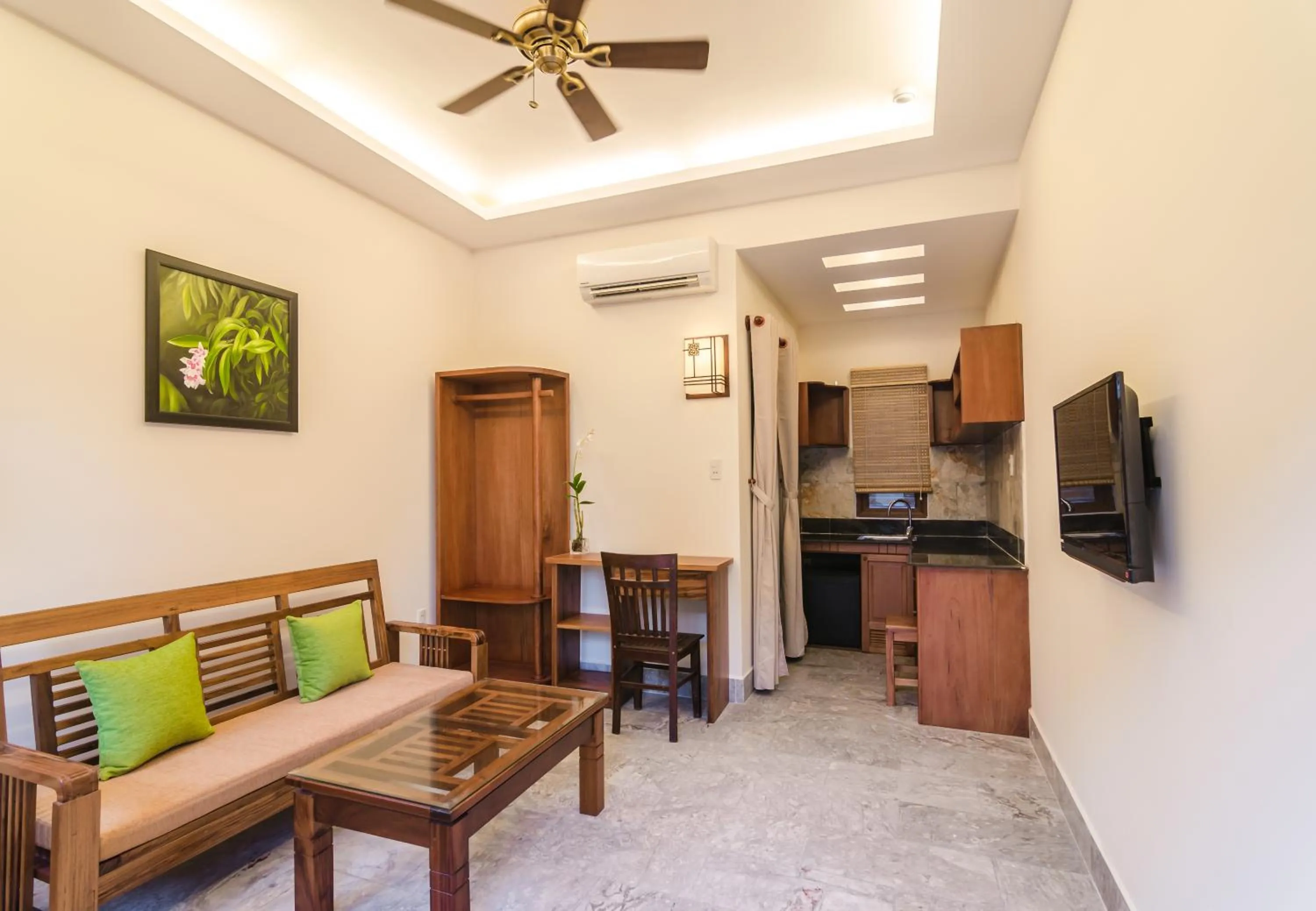 Living room in Villa Orchid Garden Riverside Hoi An