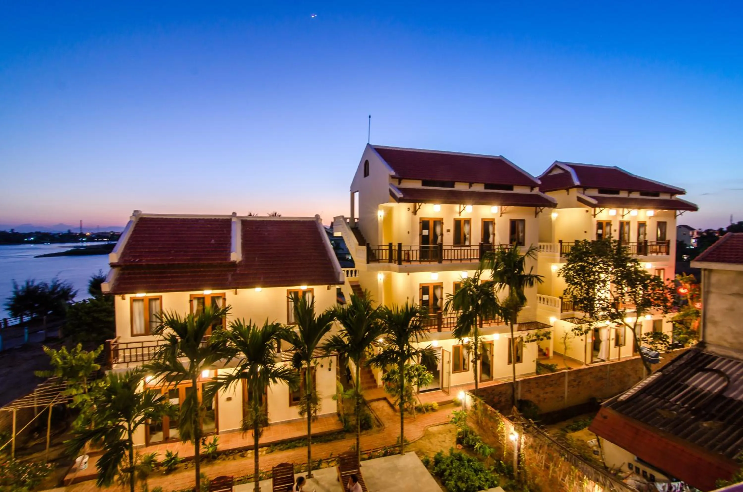 Property building in Villa Orchid Garden Riverside Hoi An