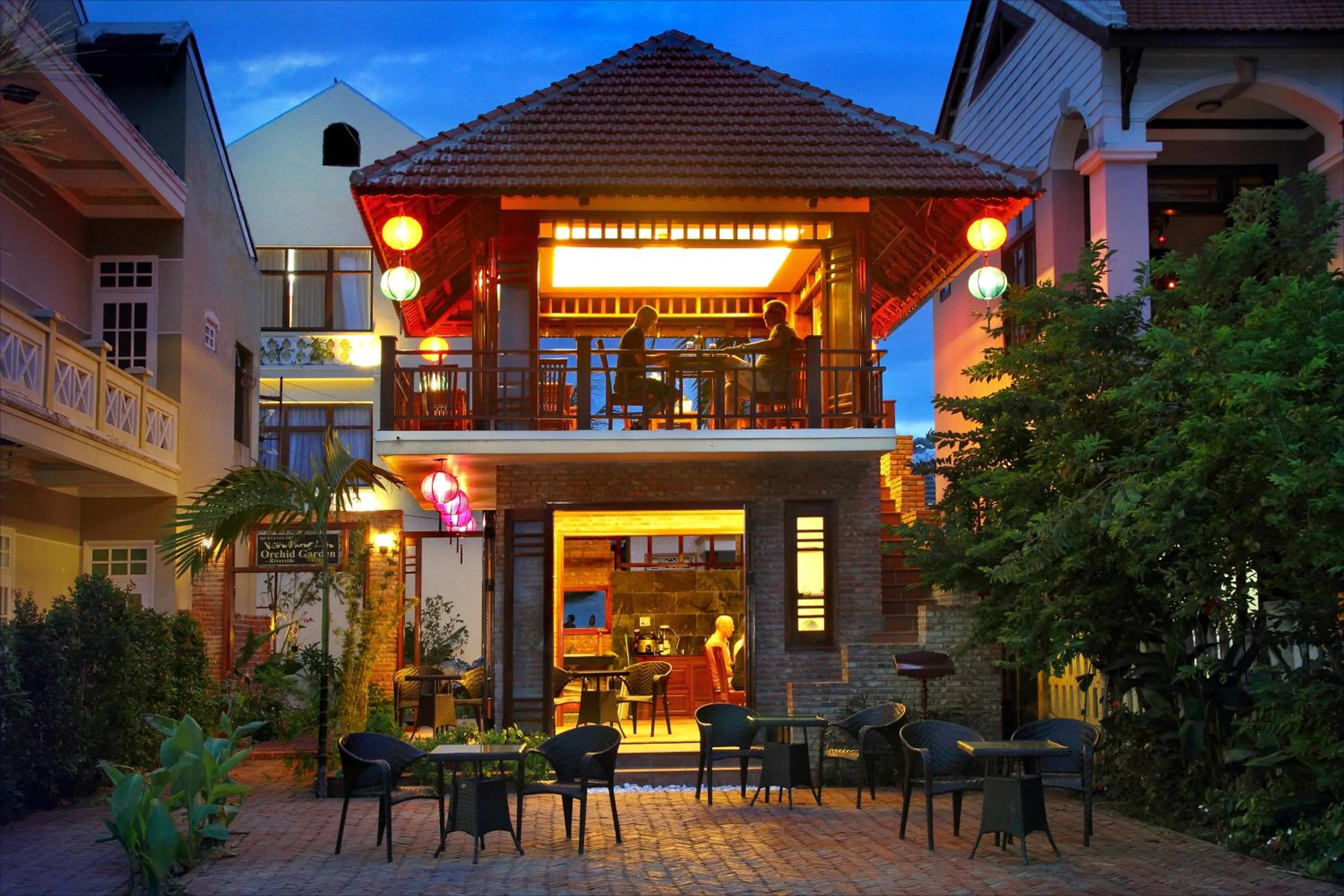 Lobby or reception in Villa Orchid Garden Riverside Hoi An