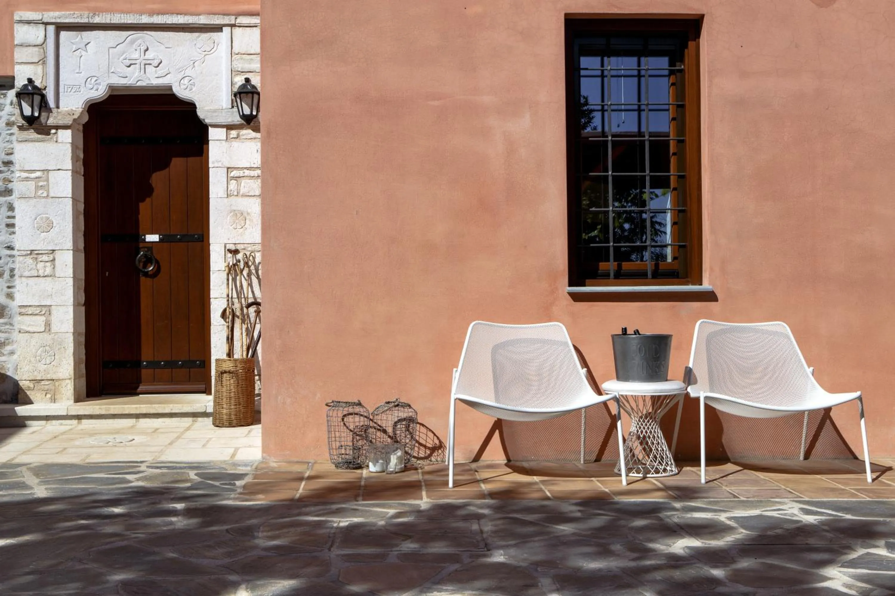 Patio in Kalderimi Country House