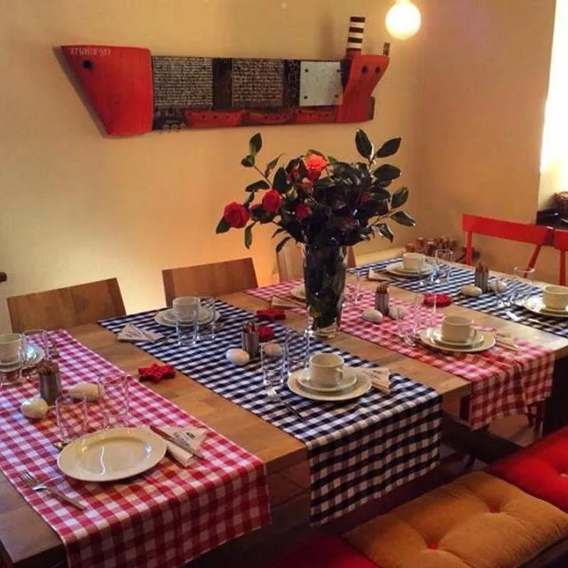 Communal kitchen in Kalderimi Country House