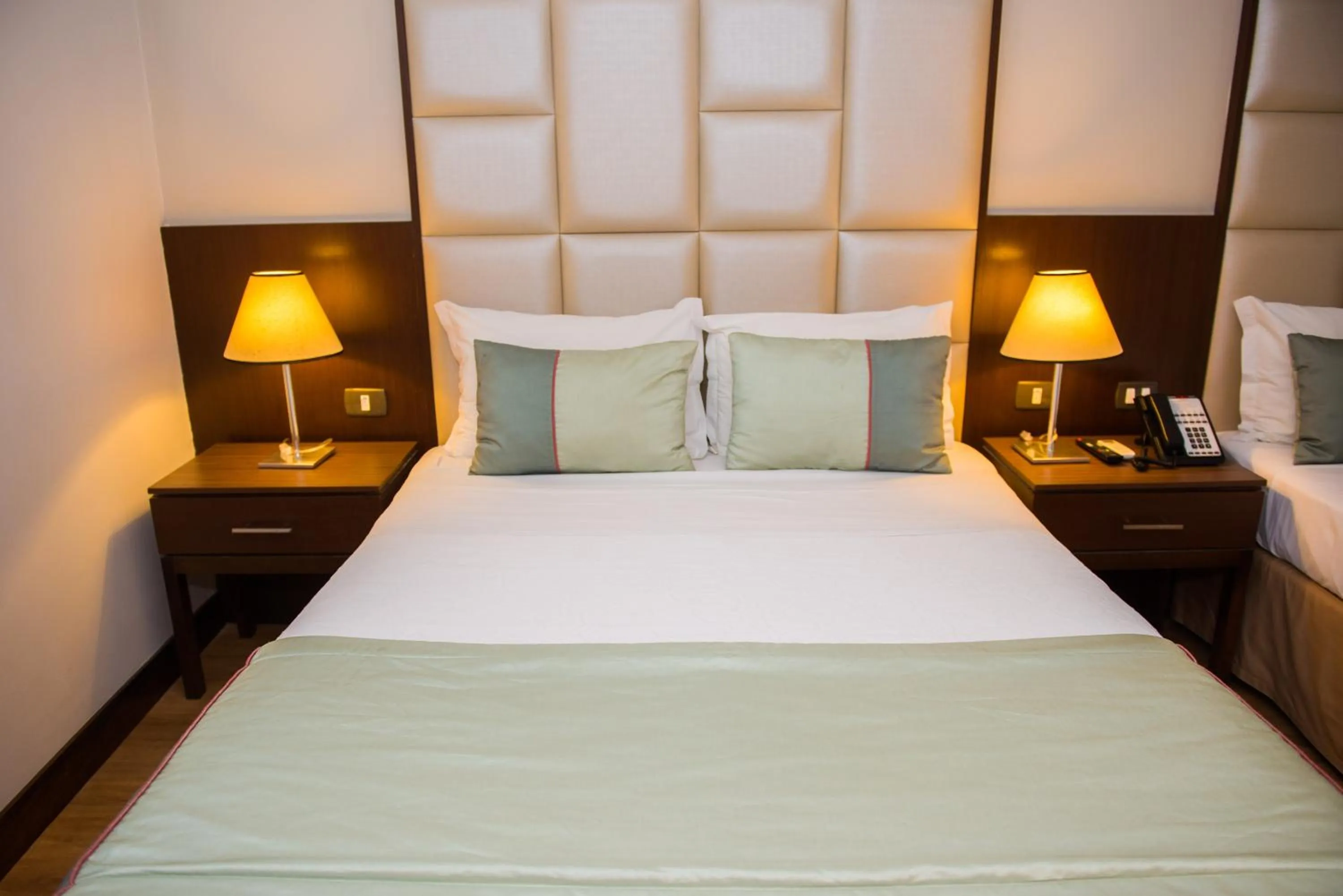 Bed in Royal Atlântica Macaé Hotel