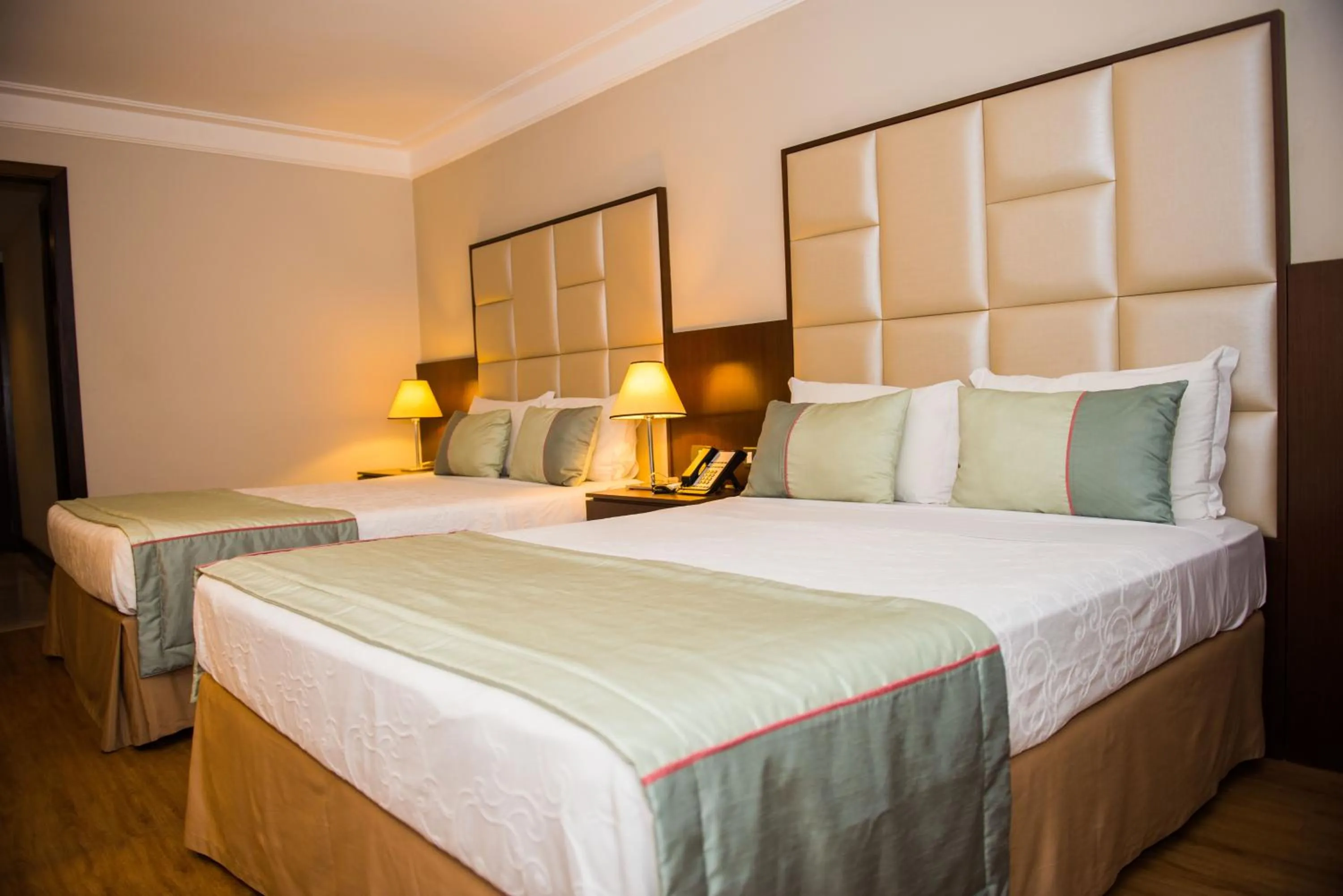 Bed in Royal Atlântica Macaé Hotel