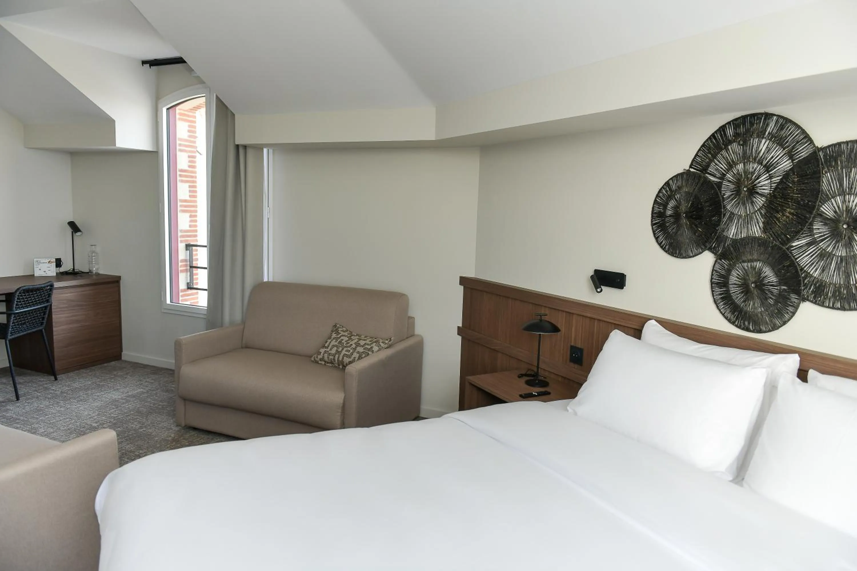 Bedroom, Bed in Hotel Rivella - The Originals Boutique