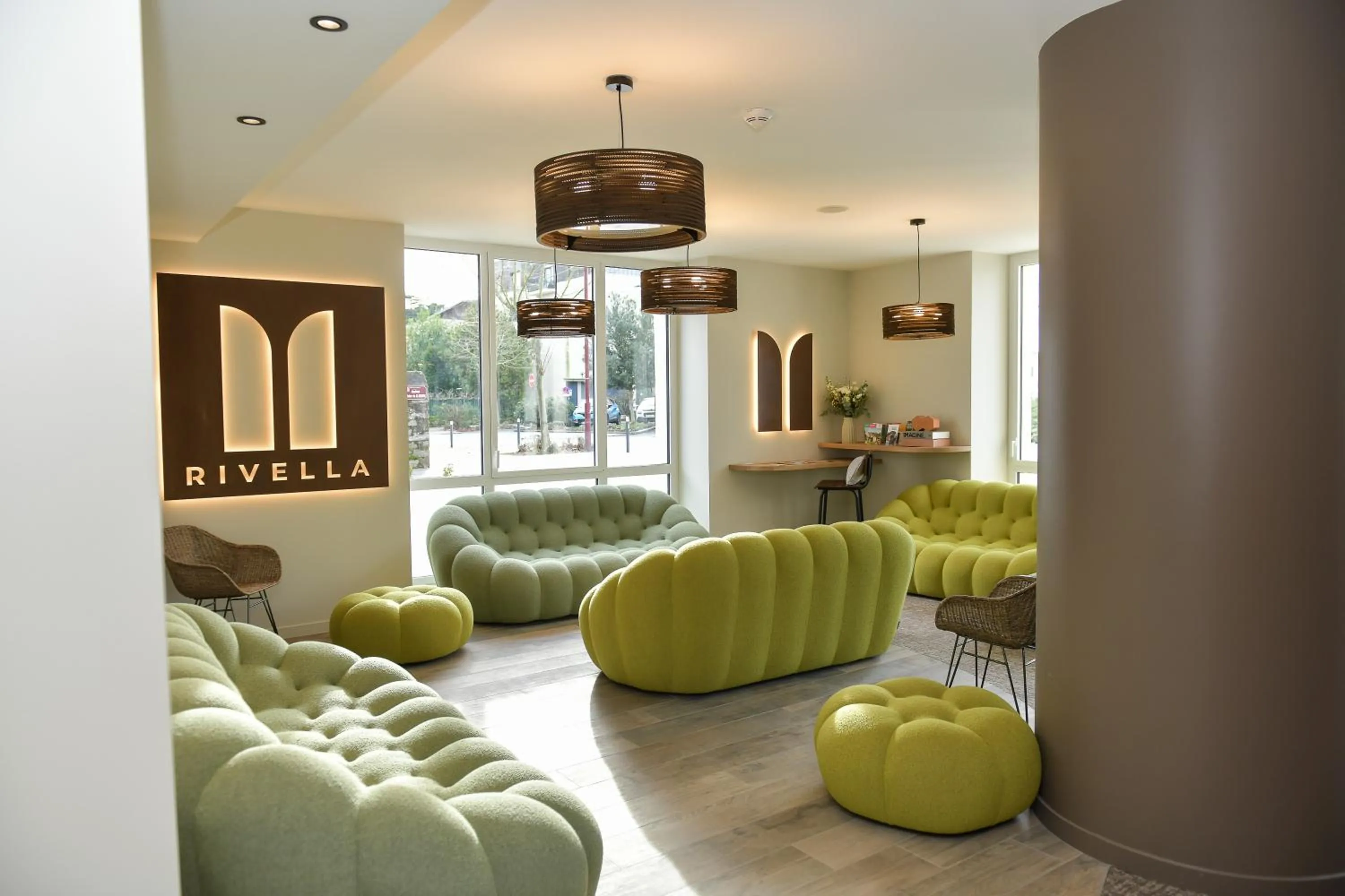 Living room in Hotel Rivella - The Originals Boutique