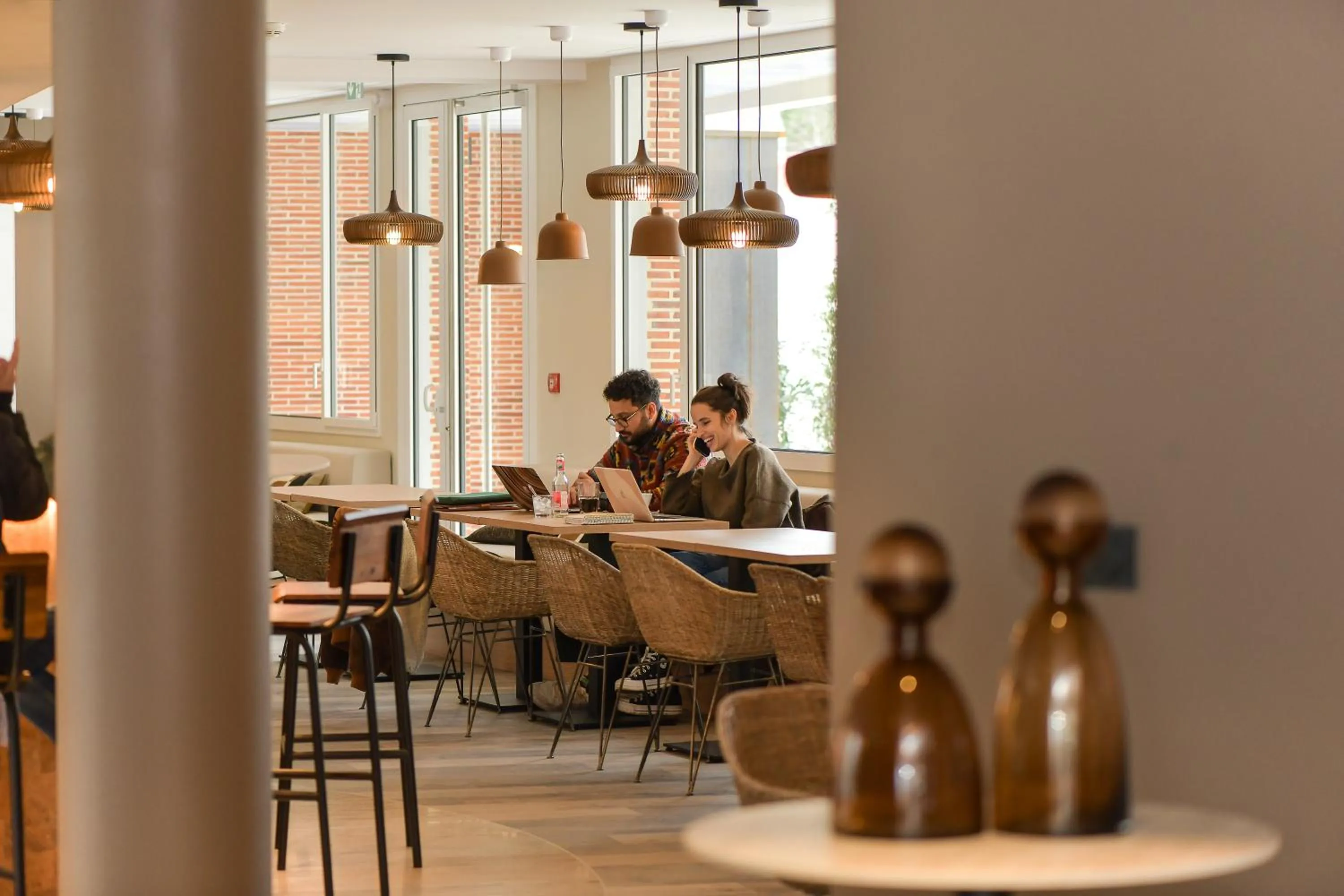 Lounge or bar in Hotel Rivella - The Originals Boutique