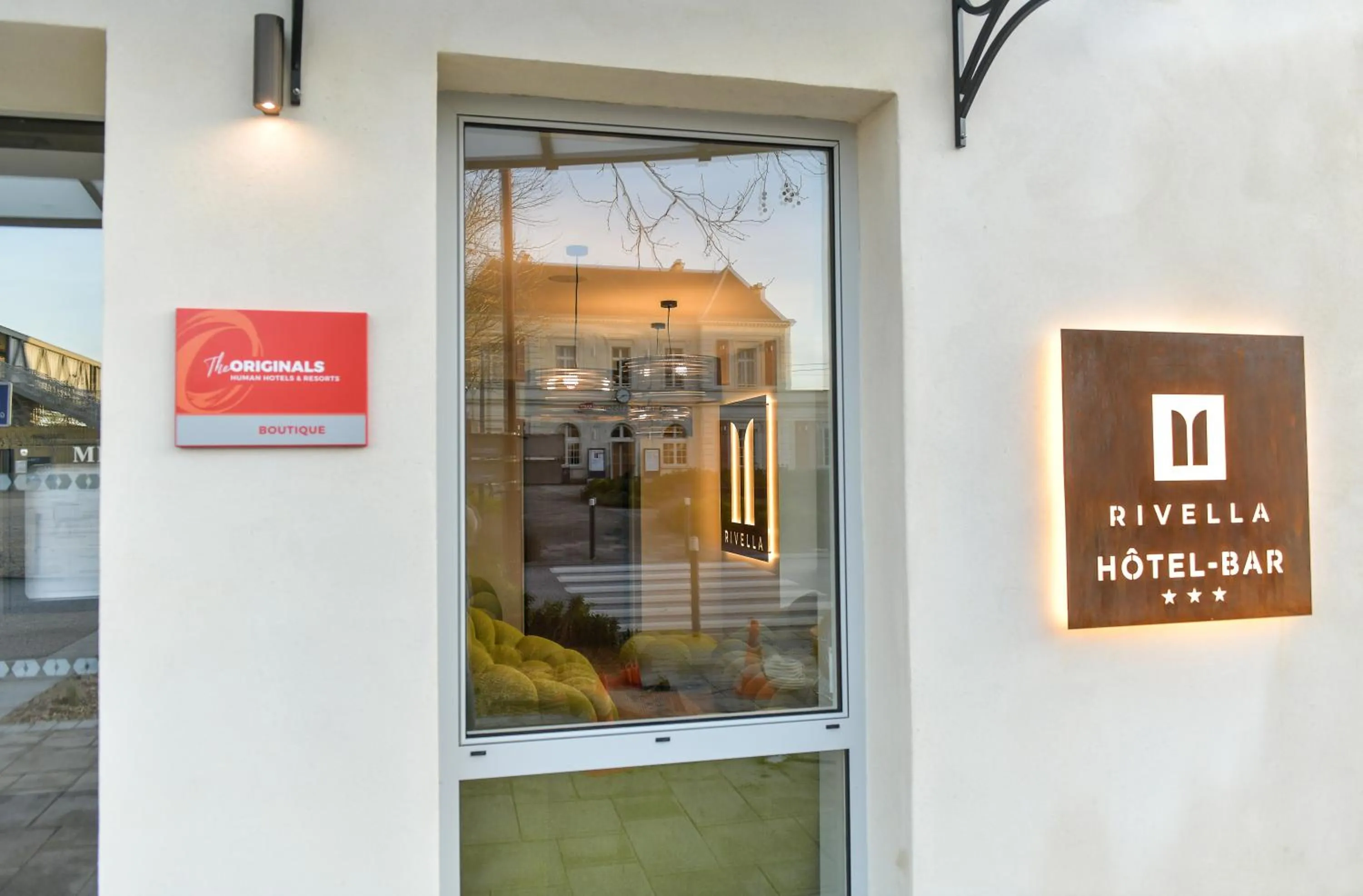 Property logo or sign in Hotel Rivella - The Originals Boutique