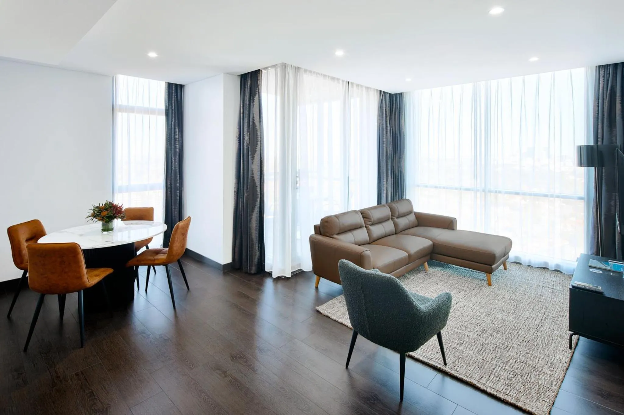 Living room in Meriton Suites Chatswood