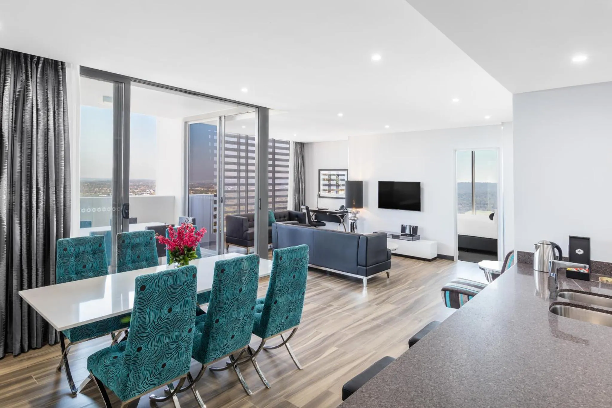 Balcony/Terrace in Meriton Suites Chatswood