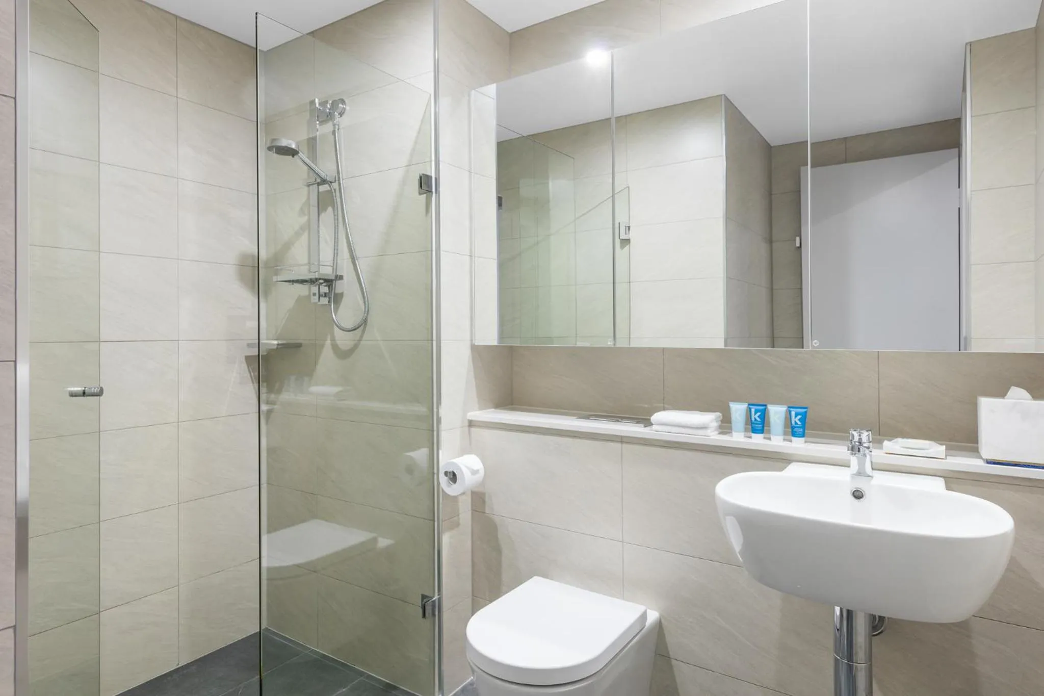 Bathroom in Meriton Suites Chatswood