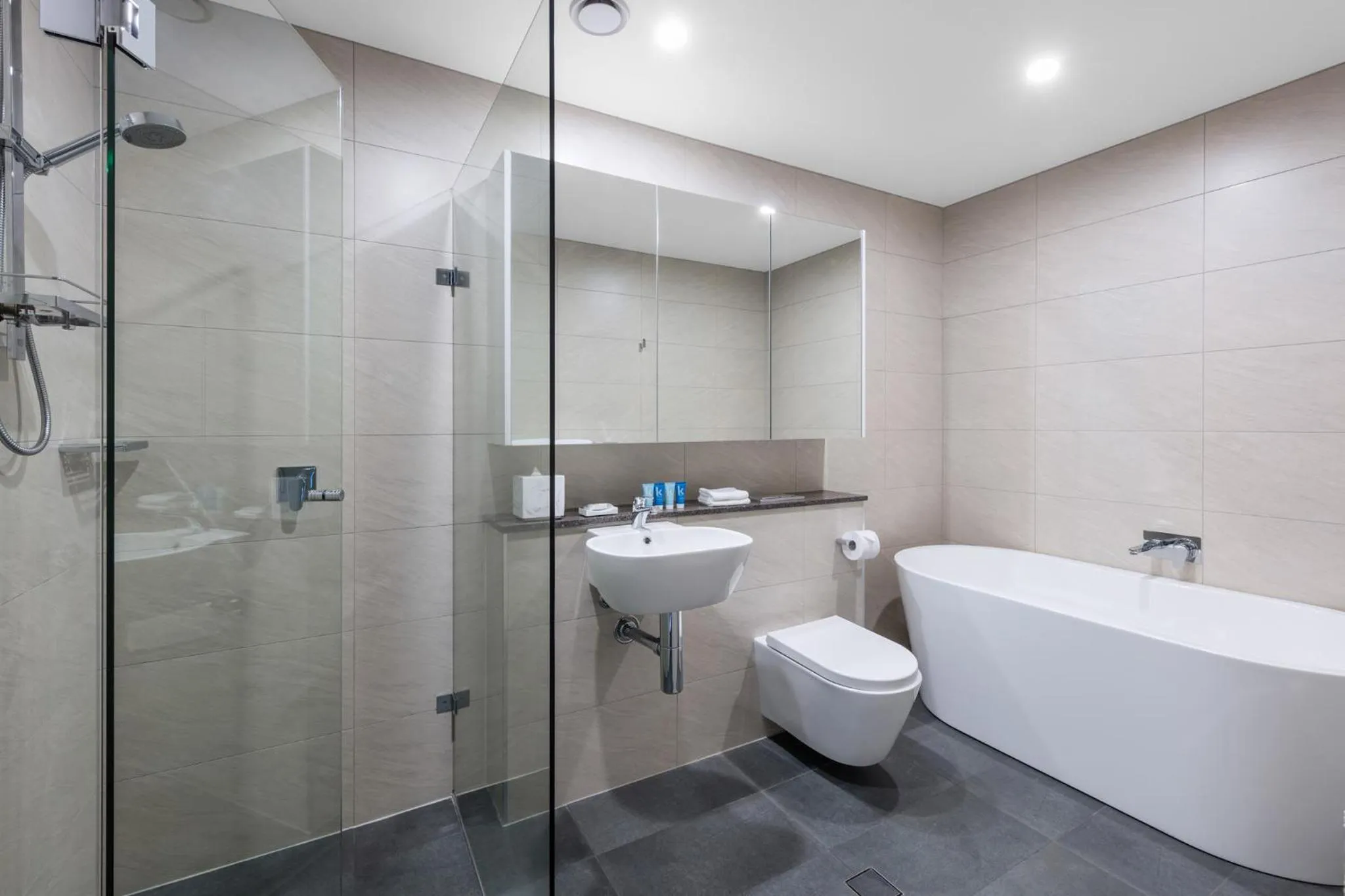 Bathroom in Meriton Suites Chatswood